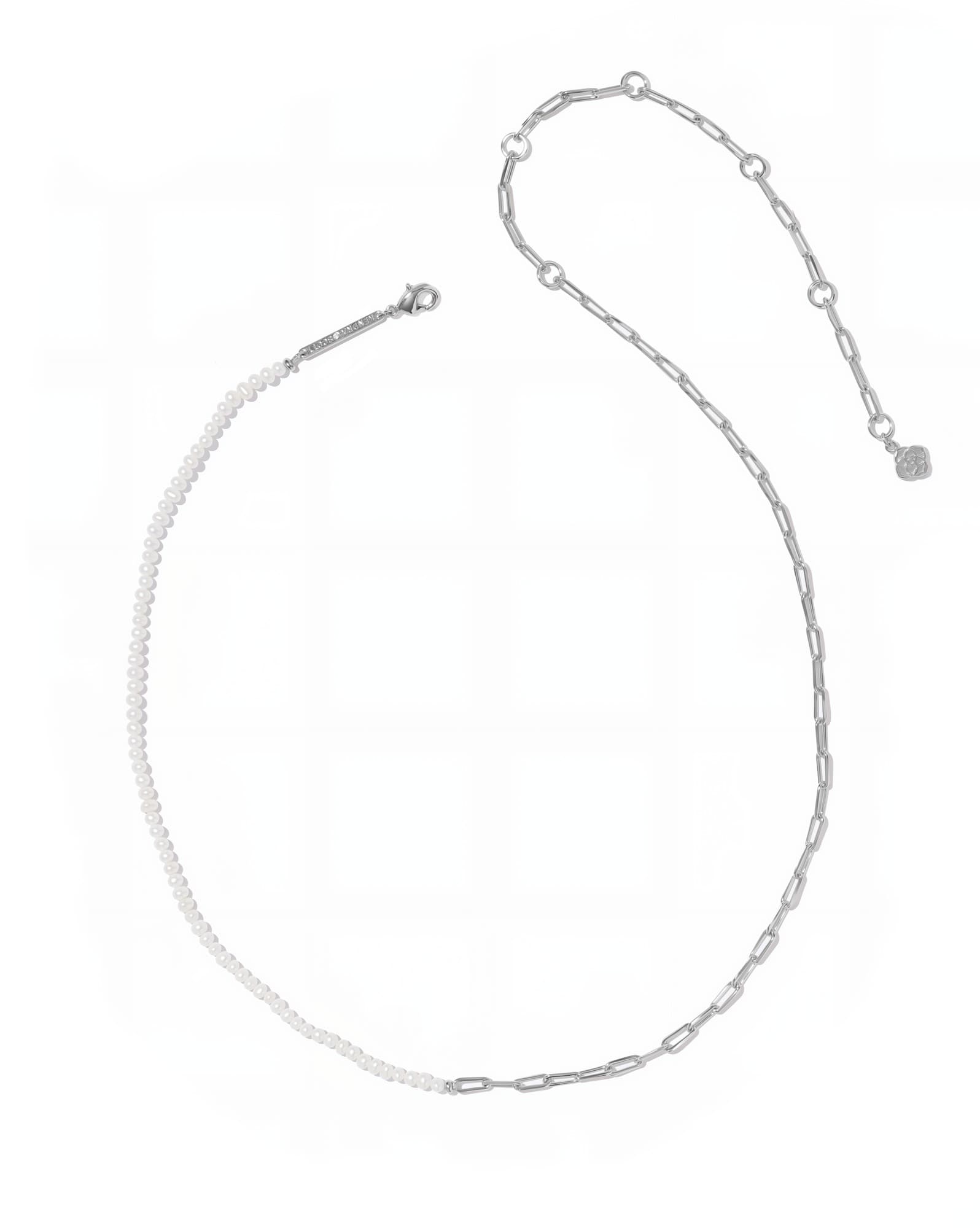 Markie Silver Half Chain Necklace 