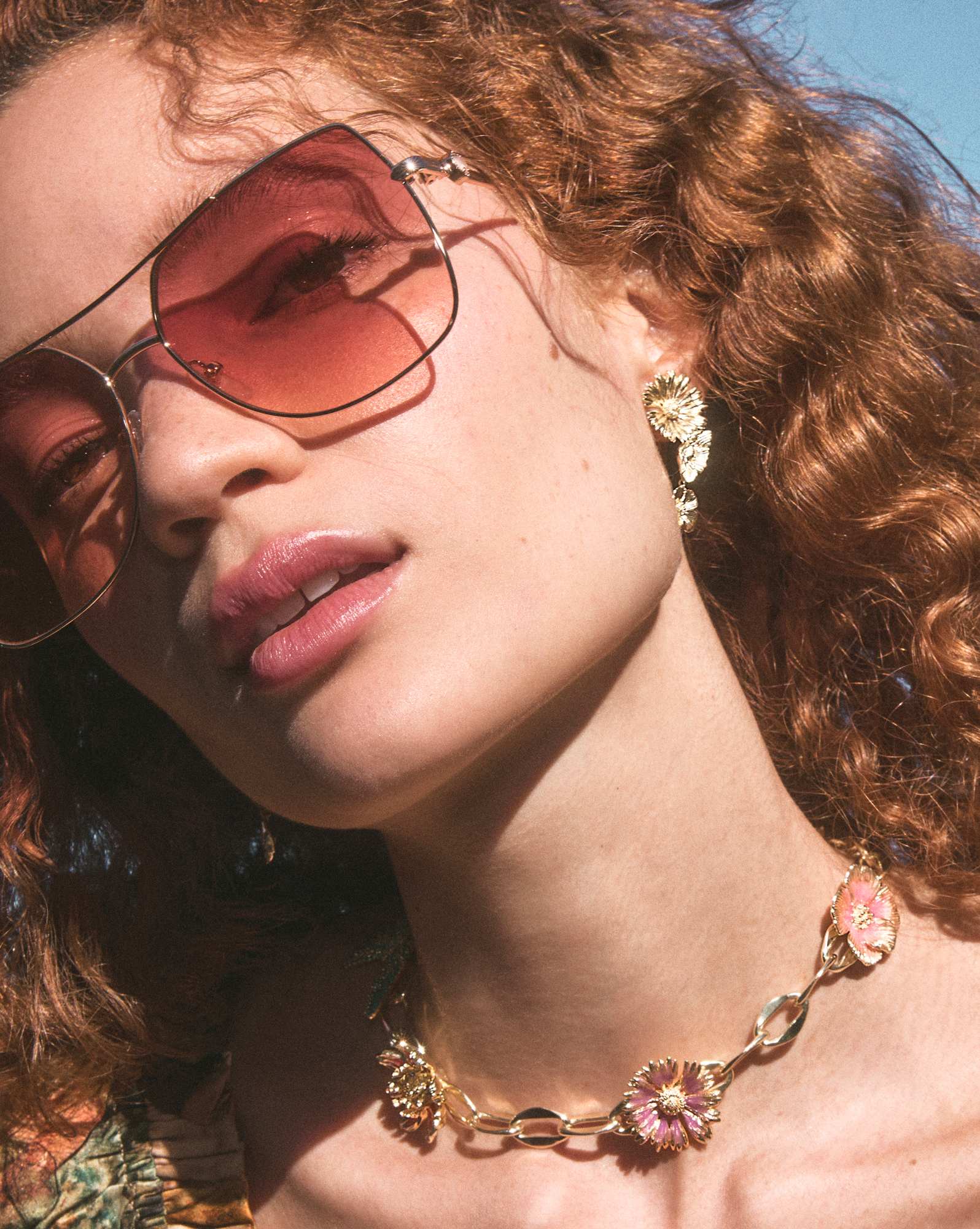 Cailey Gold Statement Necklace 