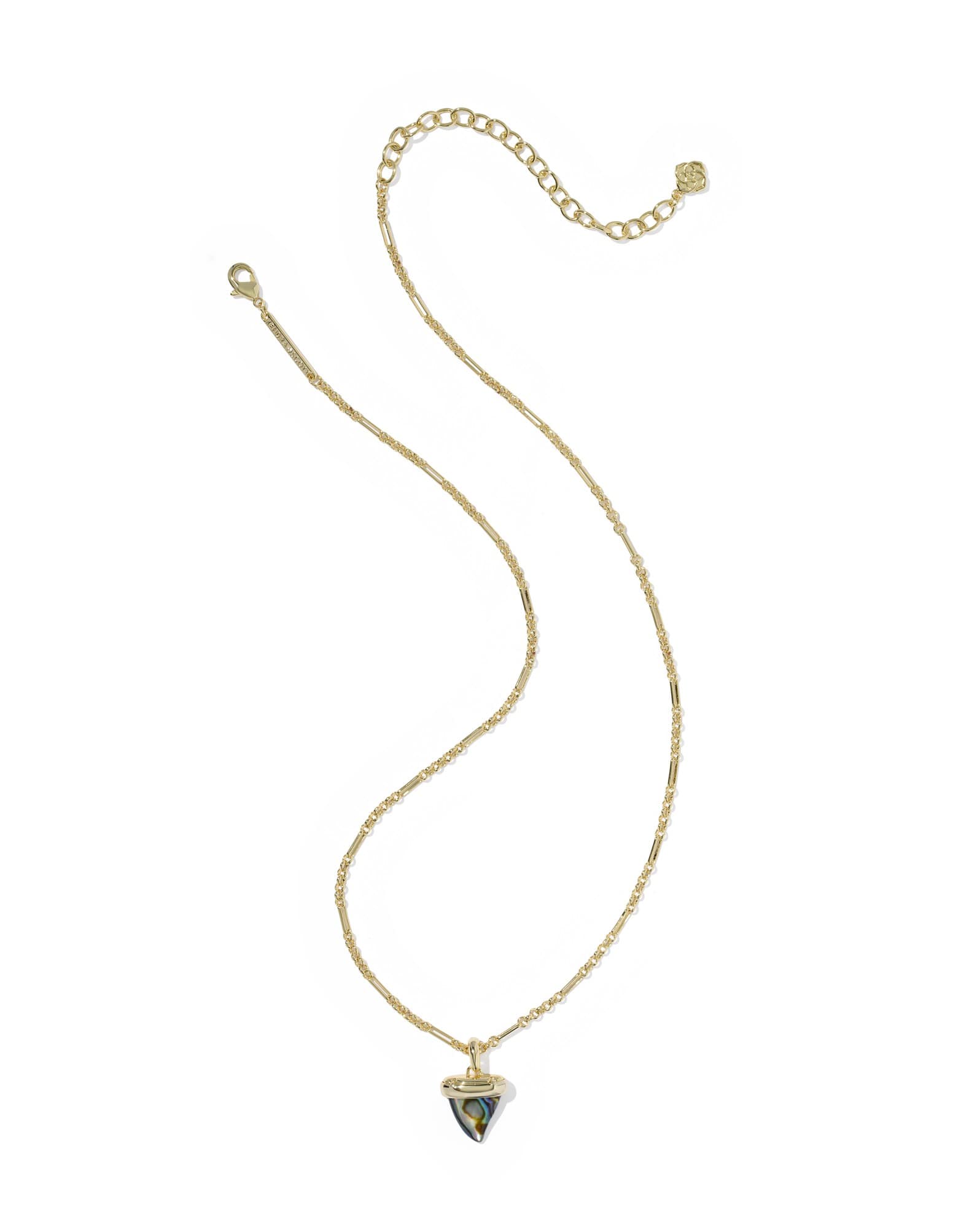 Oleana Gold Short Pendant Necklace 