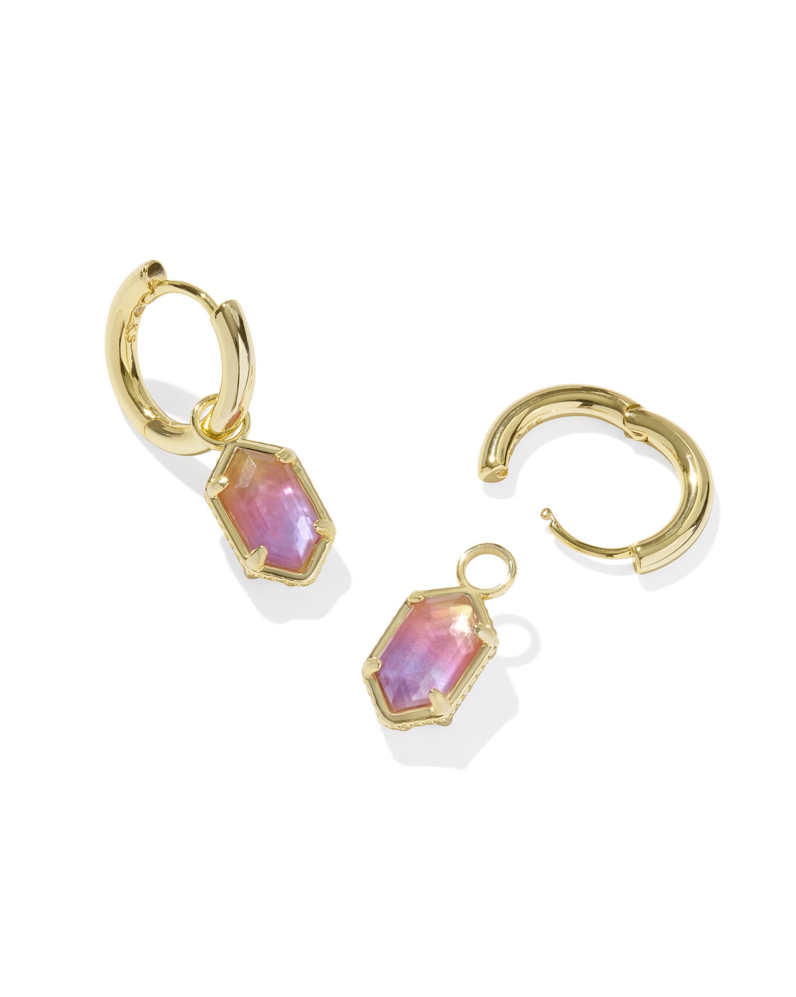 Hallie Gold Huggie Earrings