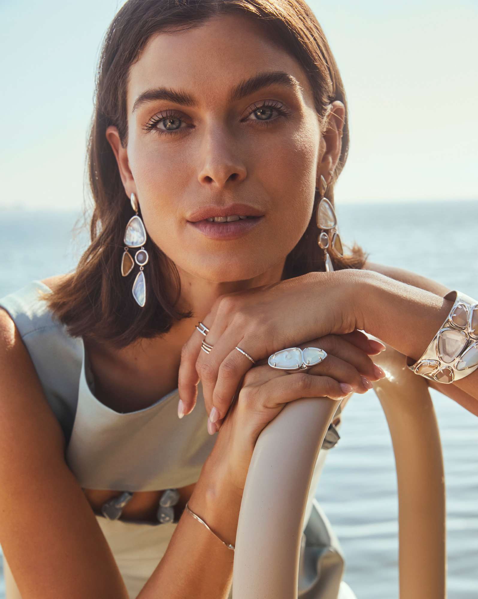 Margot Vintage Silver Statement Cuff Bracelet