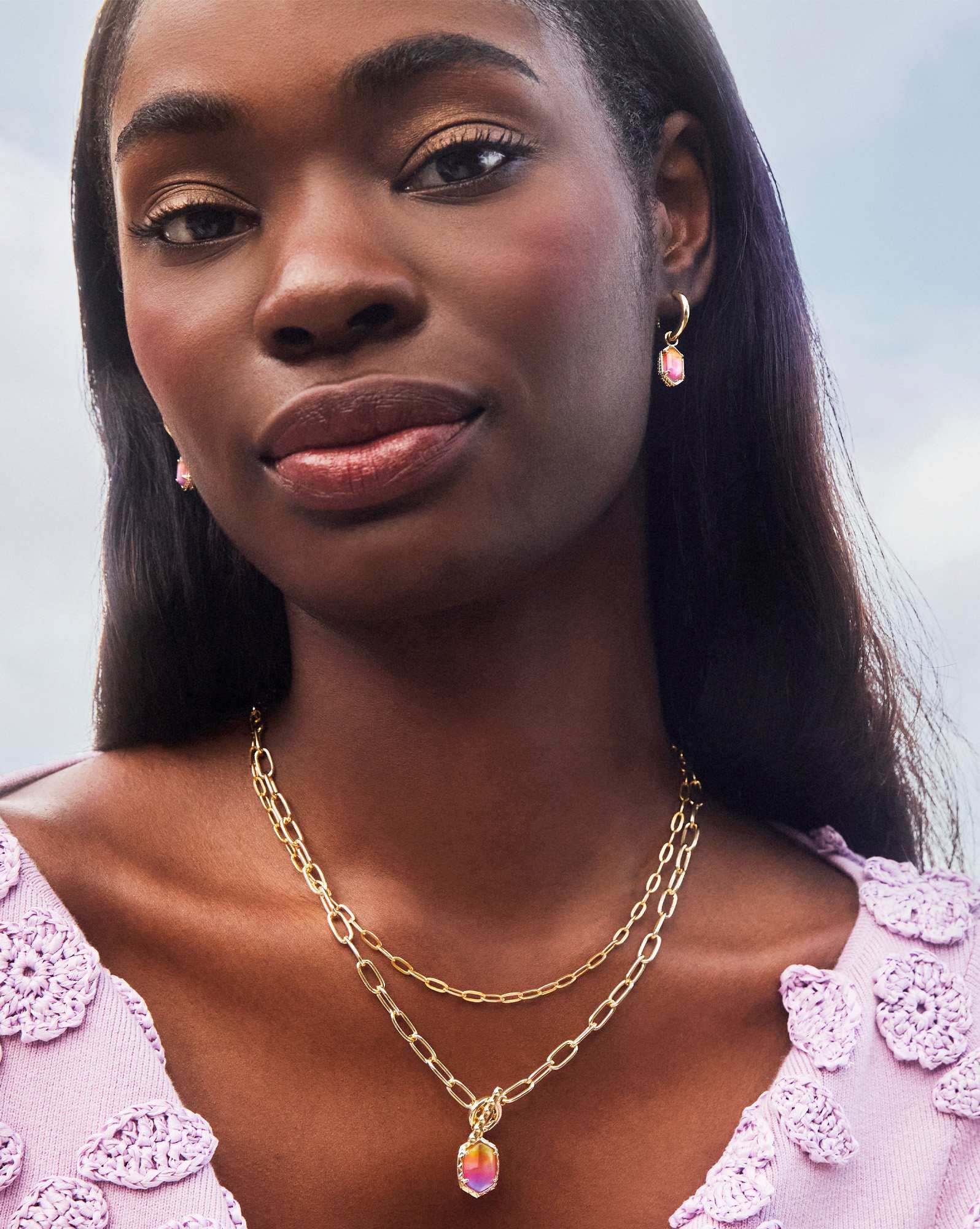 Hallie Gold Huggie Earrings