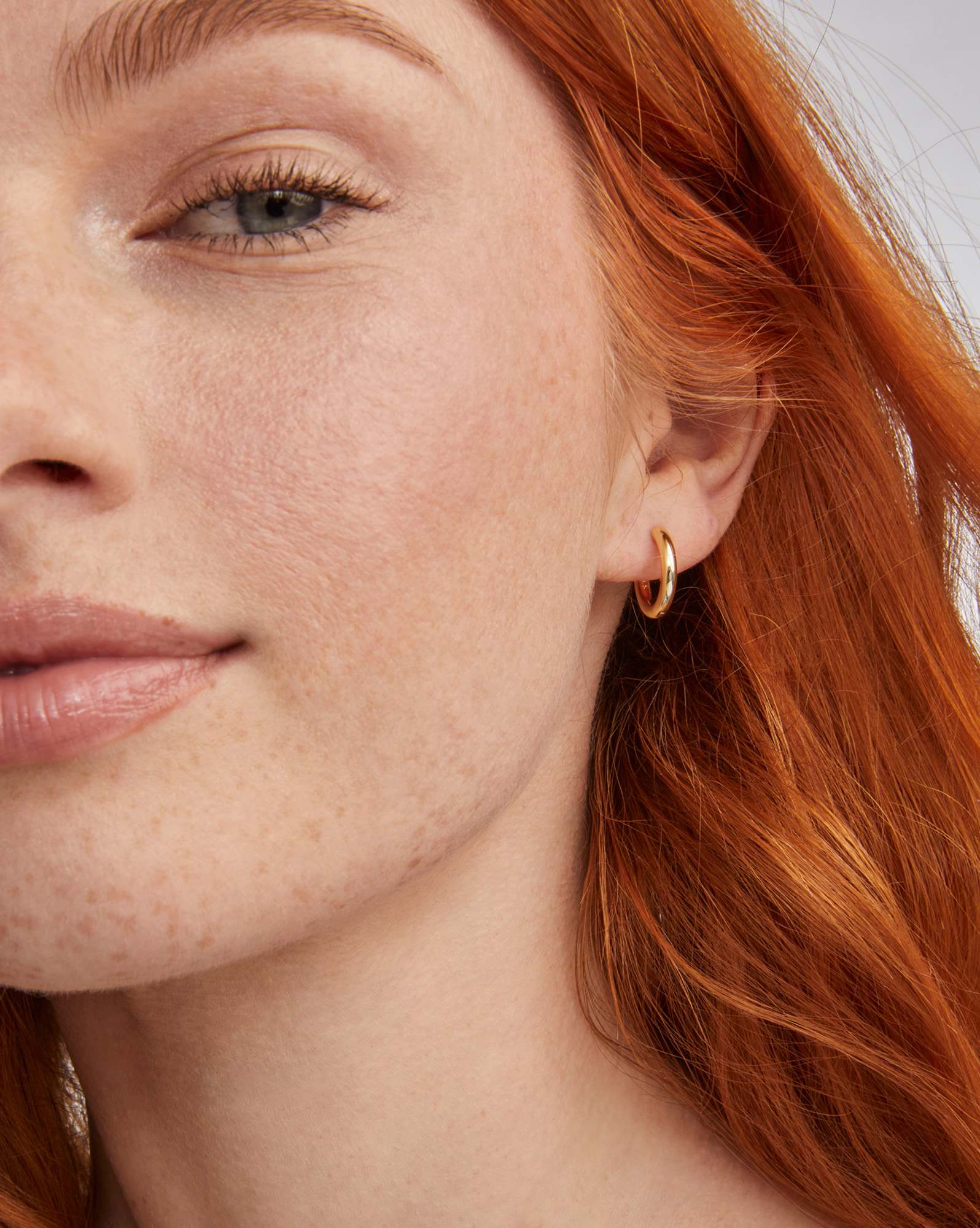 Hallie Gold Huggie Earrings