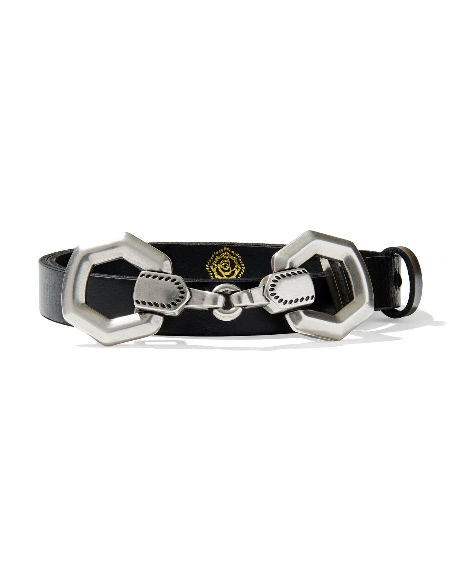 Beau Horse Bit Belt in Black