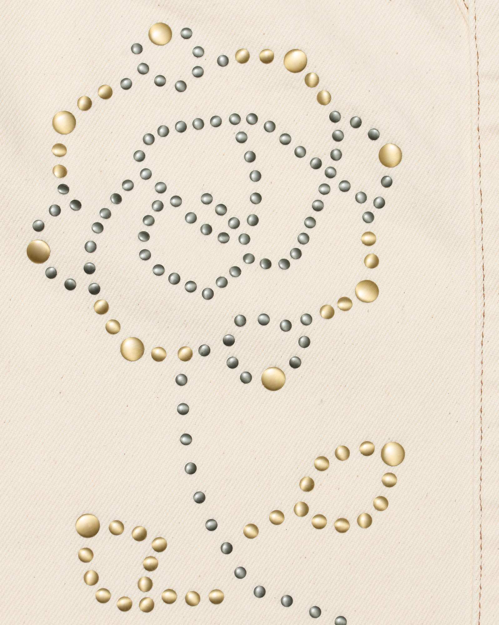 Wrangler® x Yellow Rose by Kendra Scott Denim Studded Western Shacket