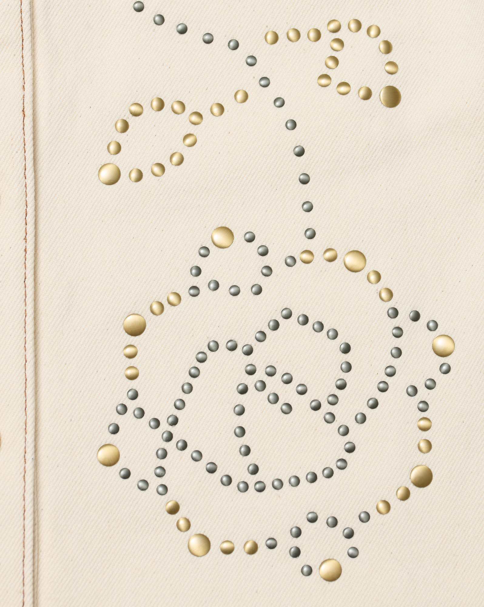 Wrangler® x Yellow Rose by Kendra Scott Denim Studded Western Shacket