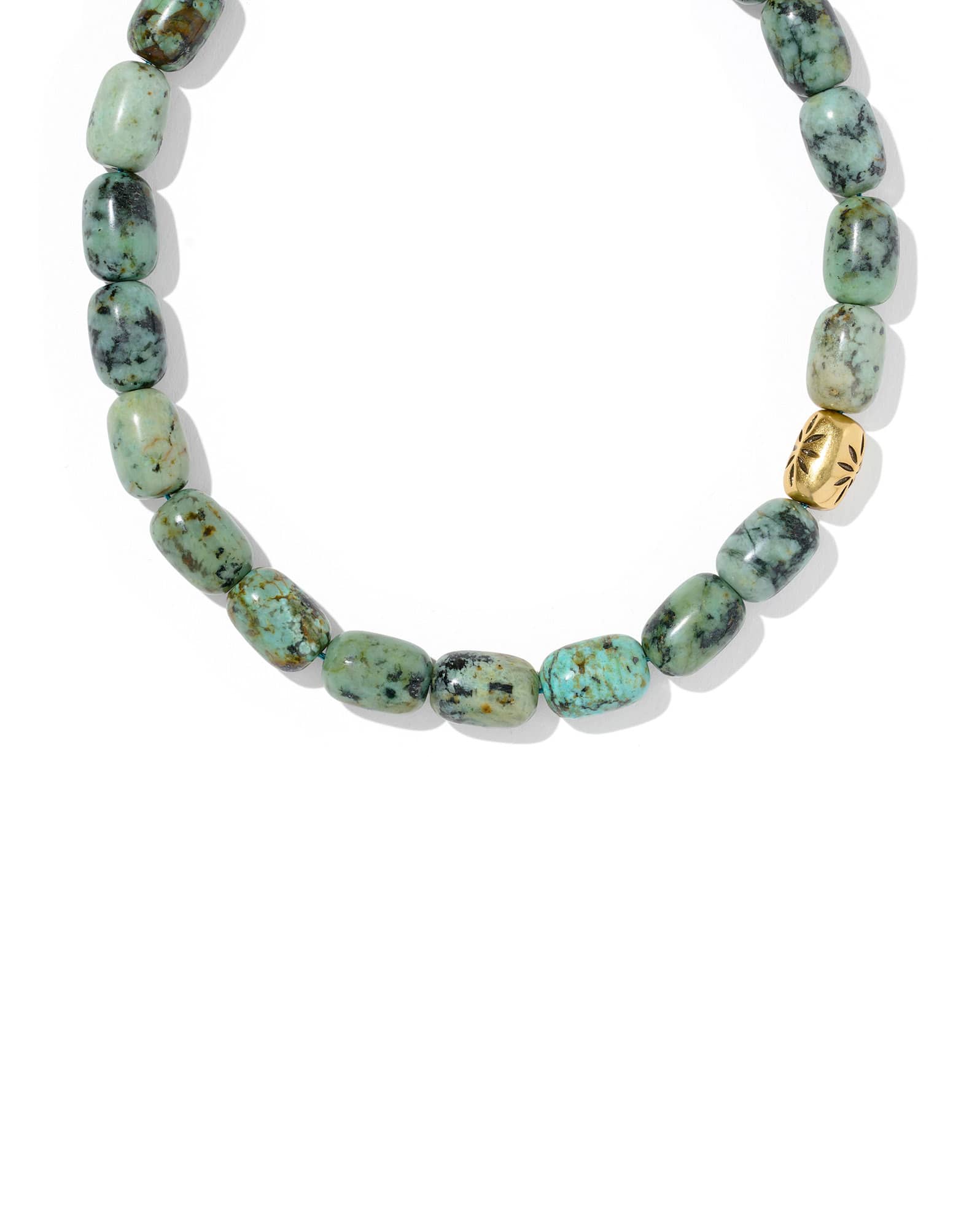 Beaded Vintage Gold Statement Collar Necklace