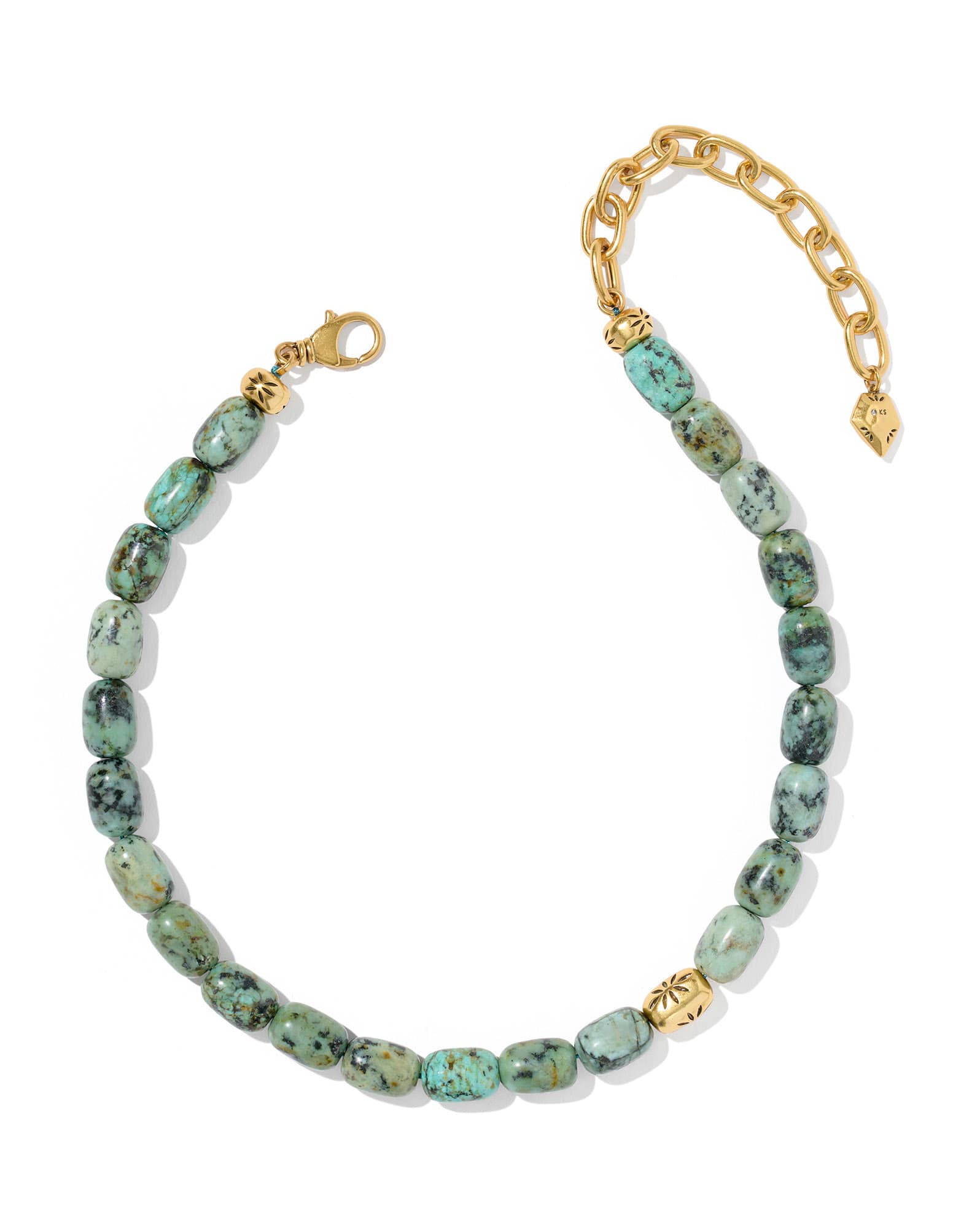 Beaded Vintage Gold Statement Collar Necklace