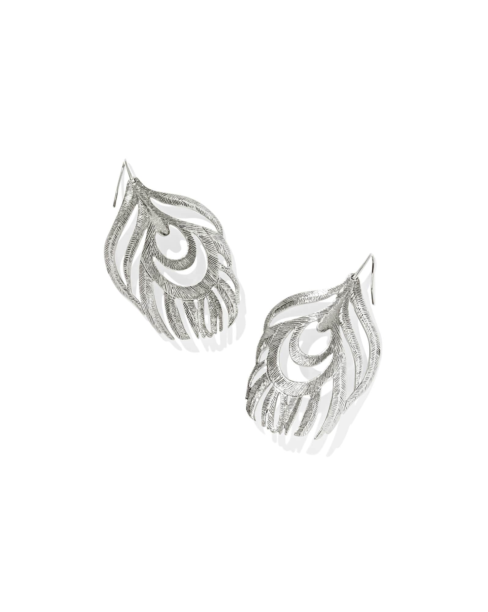 Karina Vintage Silver Statement Earrings