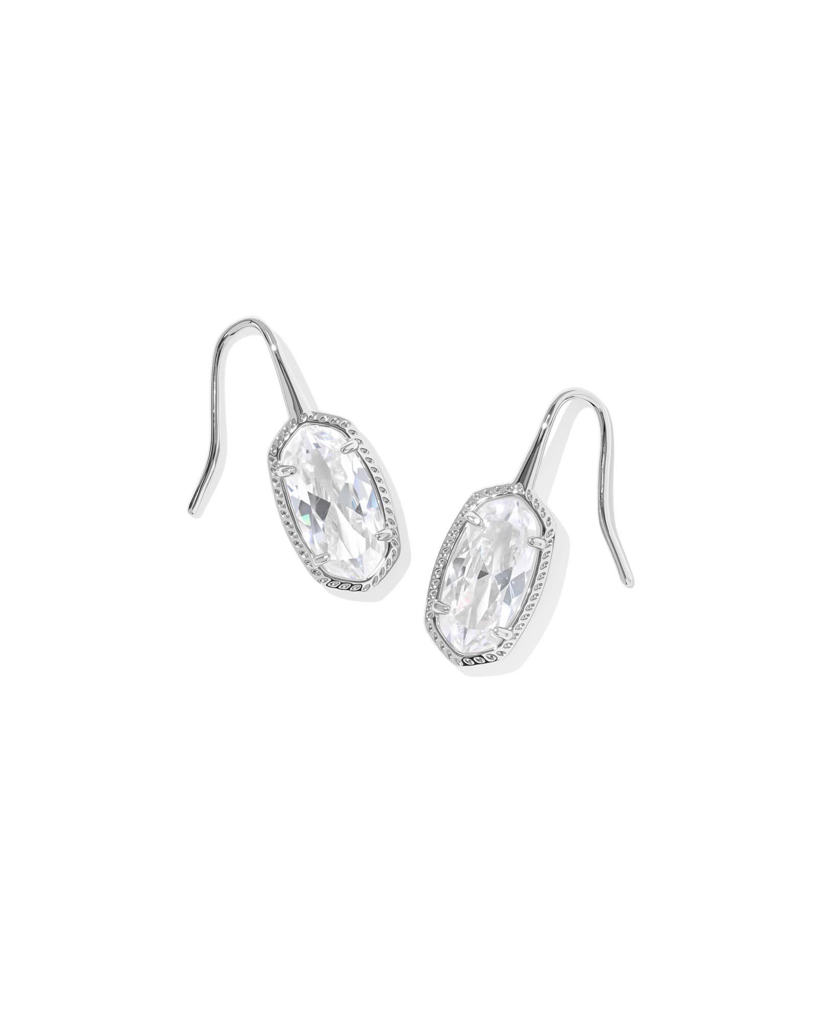 Lee Luxe Silver Drop Earrings 