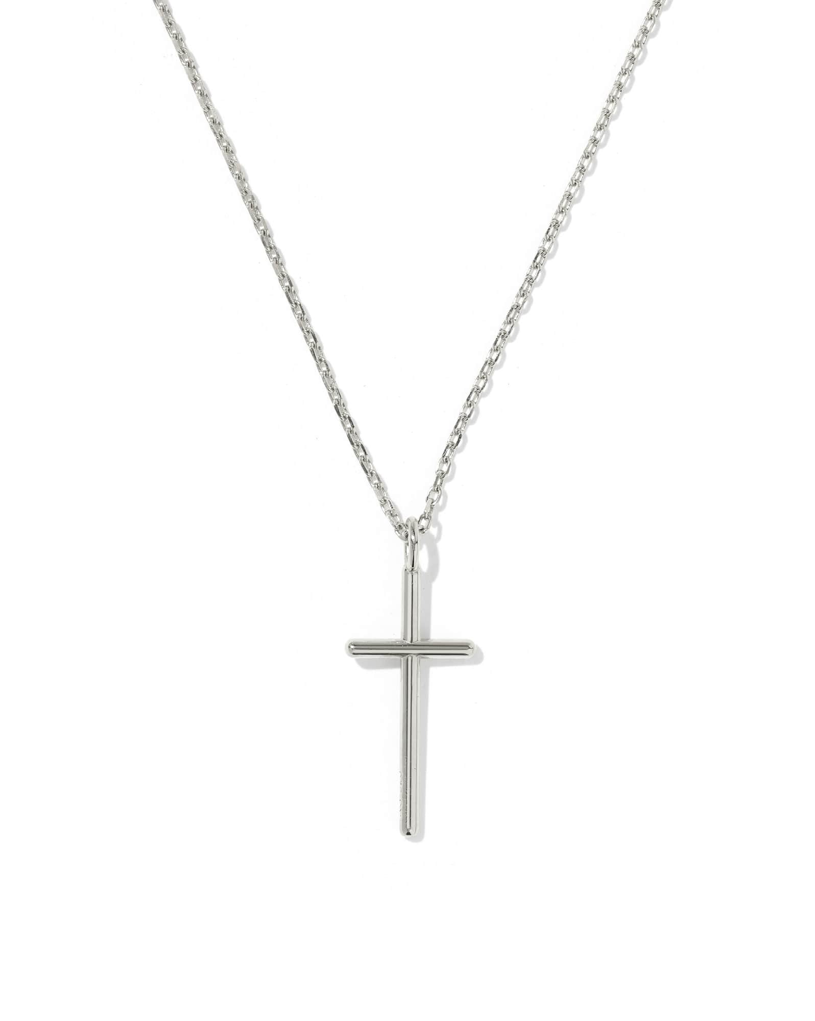 Large Sterling Silver Cross Pendant