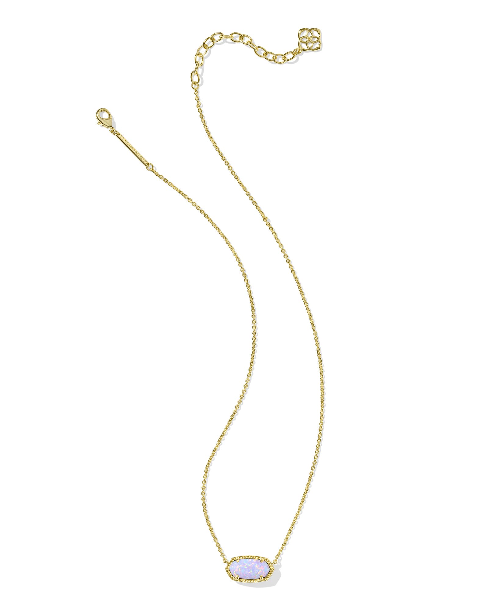 Elisa Gold Short Pendant Necklace