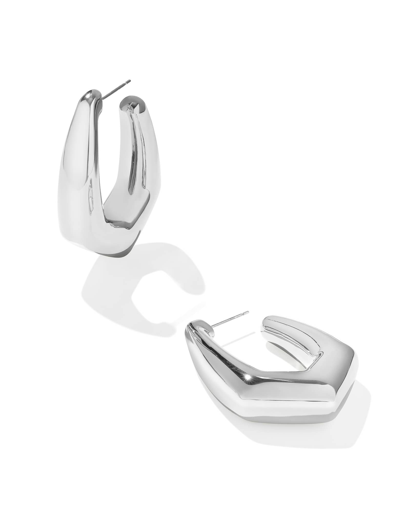 Kaia Silver Hoop Earrings