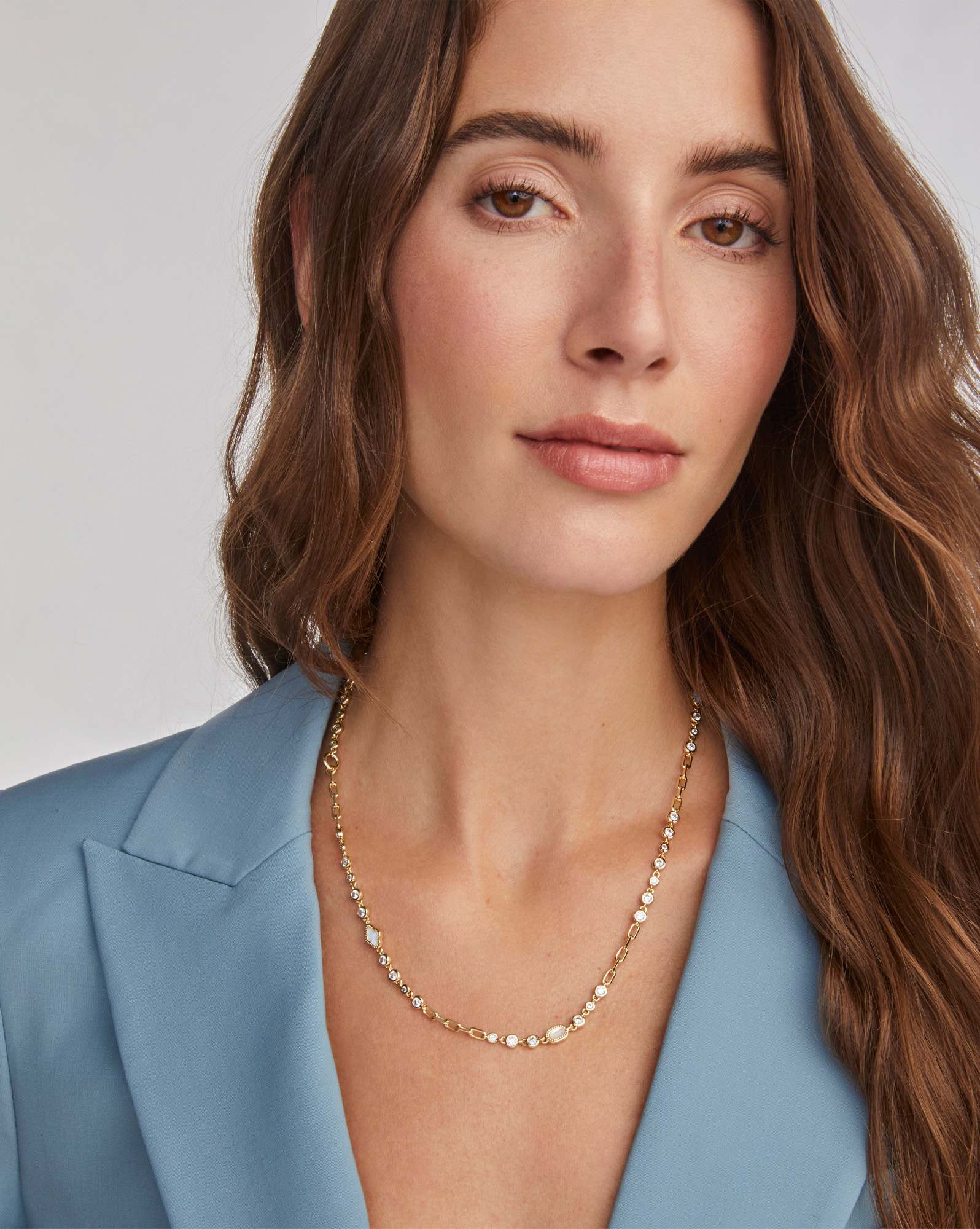 Mini Elisa and Abbie Gold Convertible Strand Necklace