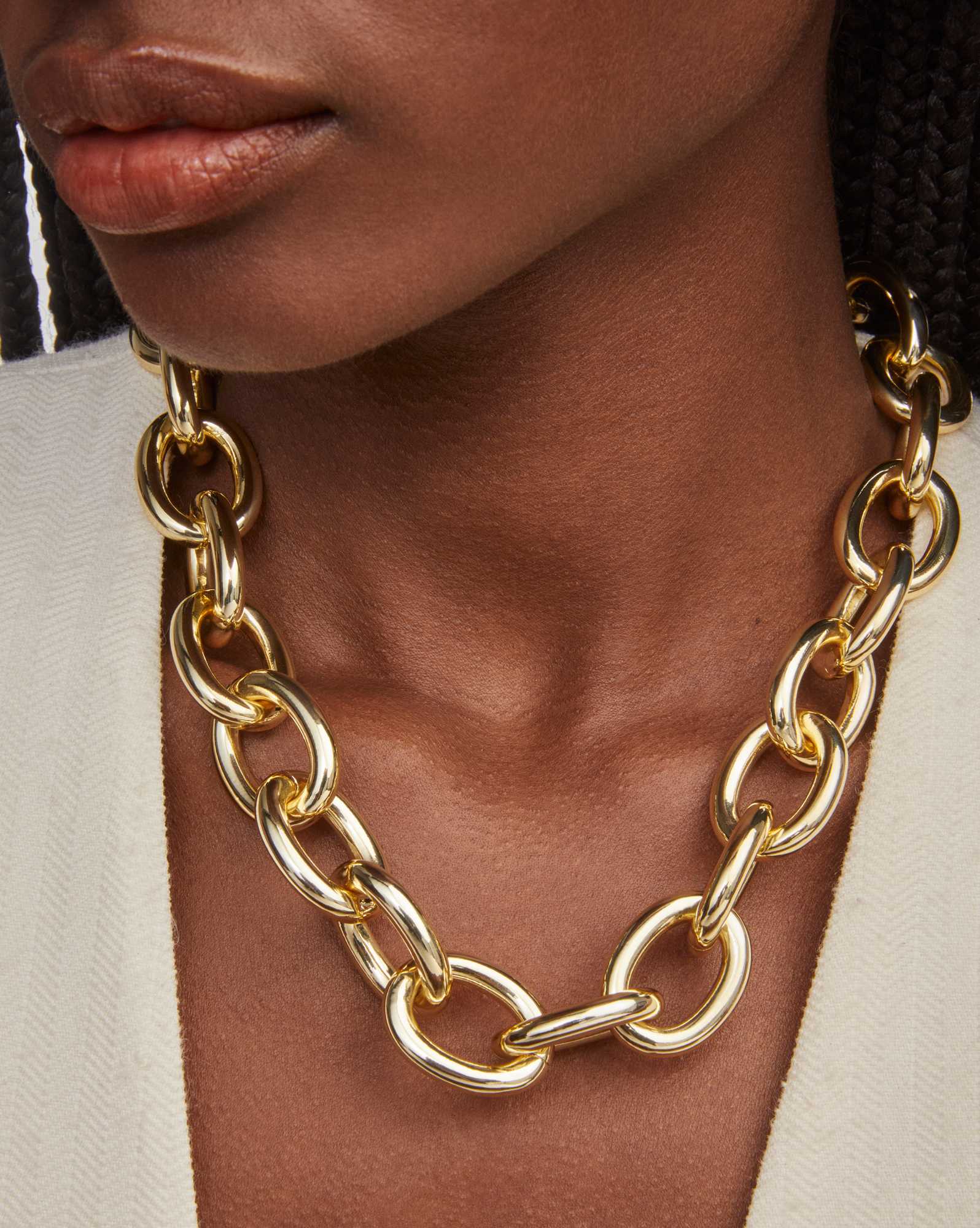 Kaia Gold Statement Chain Necklace
