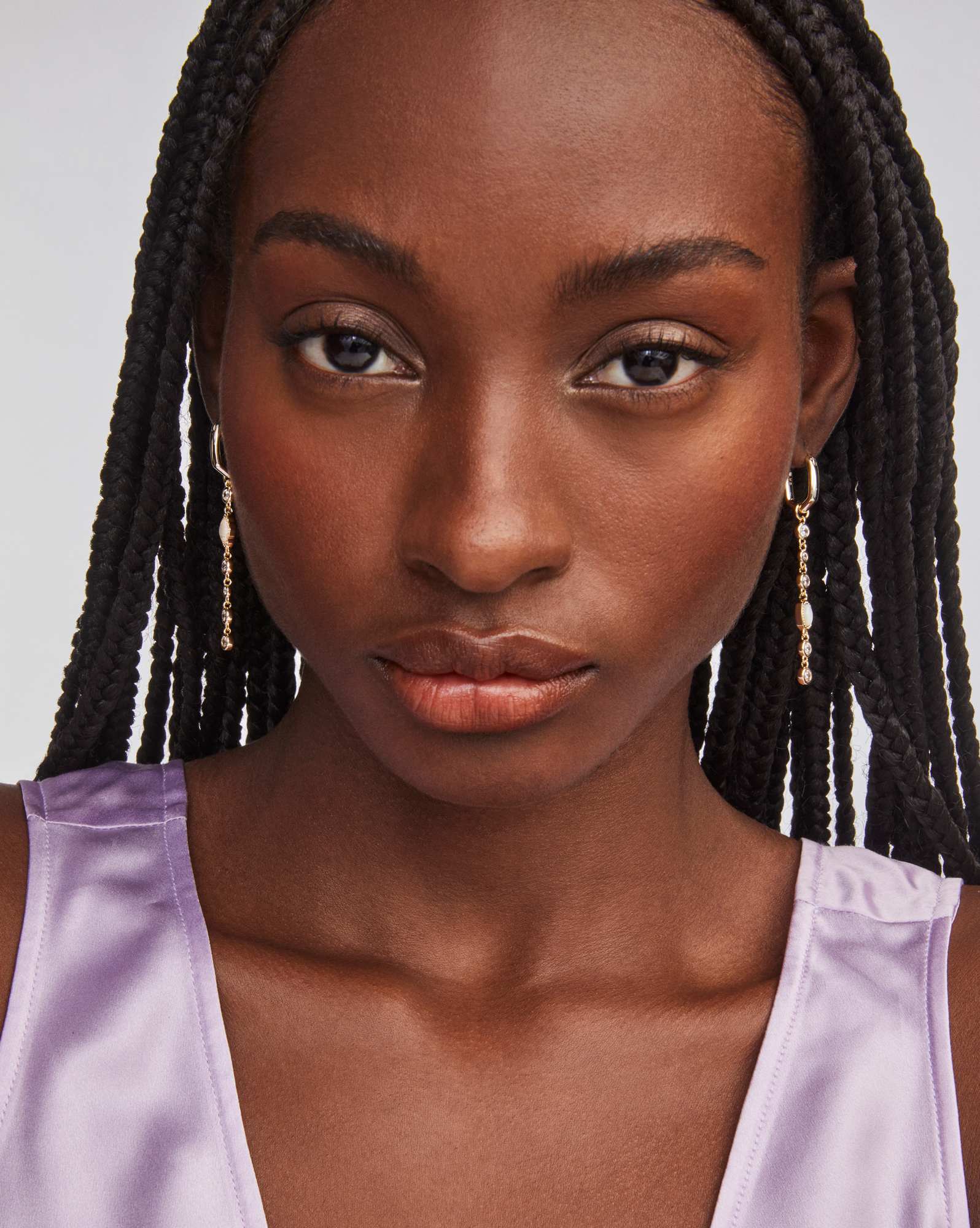 Mini Elisa and Abbie Gold Convertible Huggie Earrings