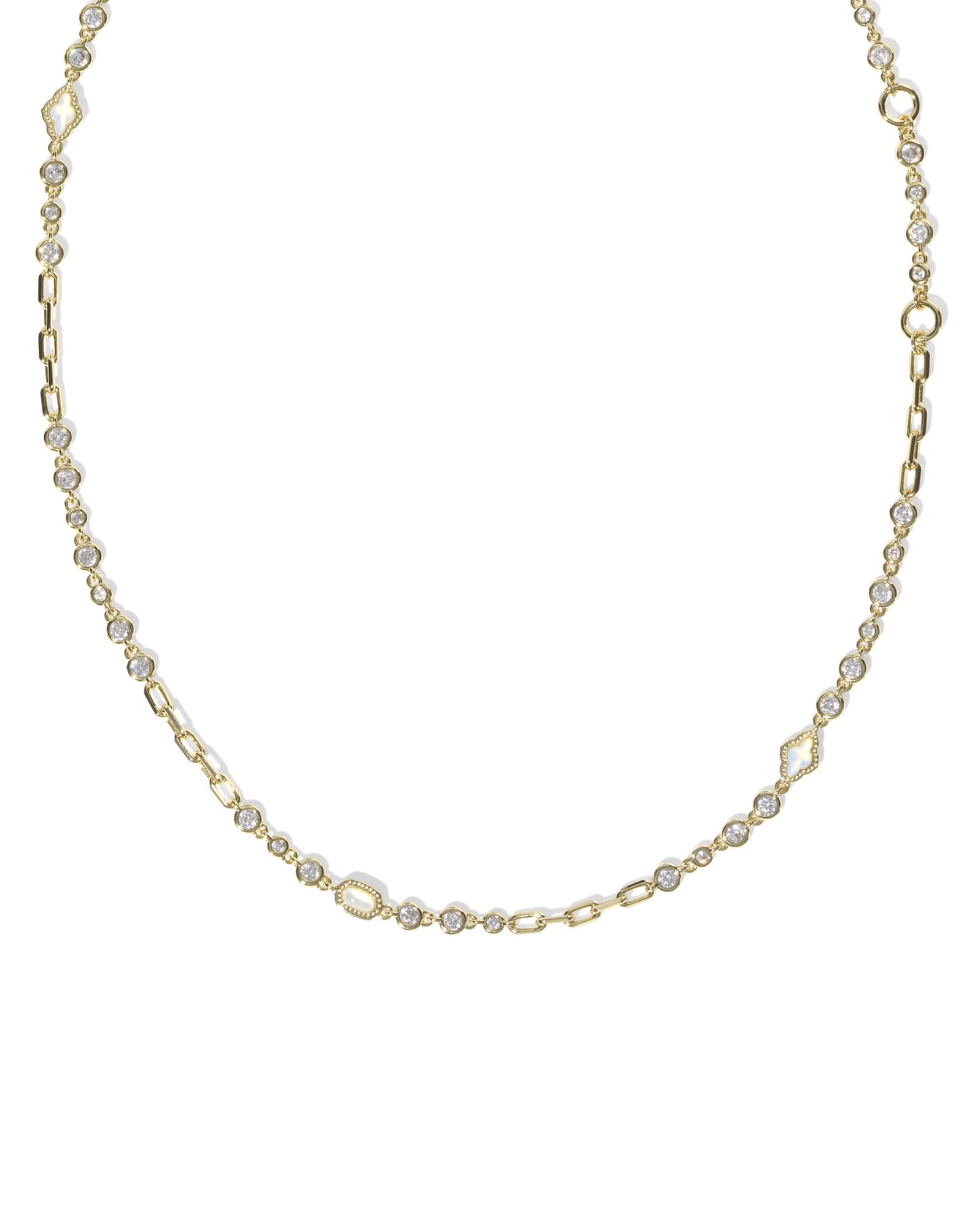 Mini Elisa and Abbie Gold Convertible Strand Necklace