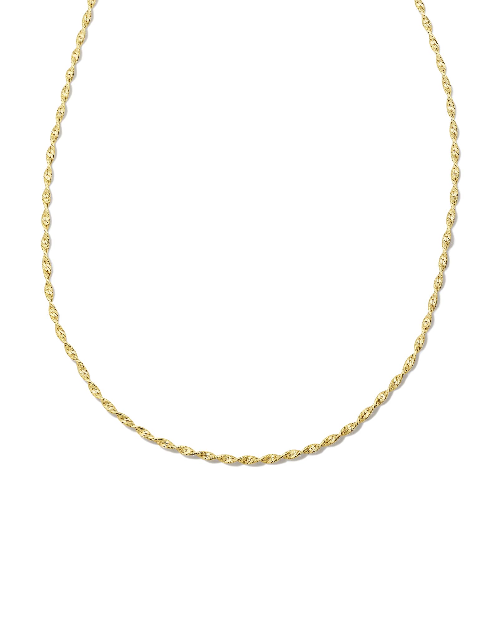 Twisted Victorian Chain Necklace in 18k Gold Vermeil