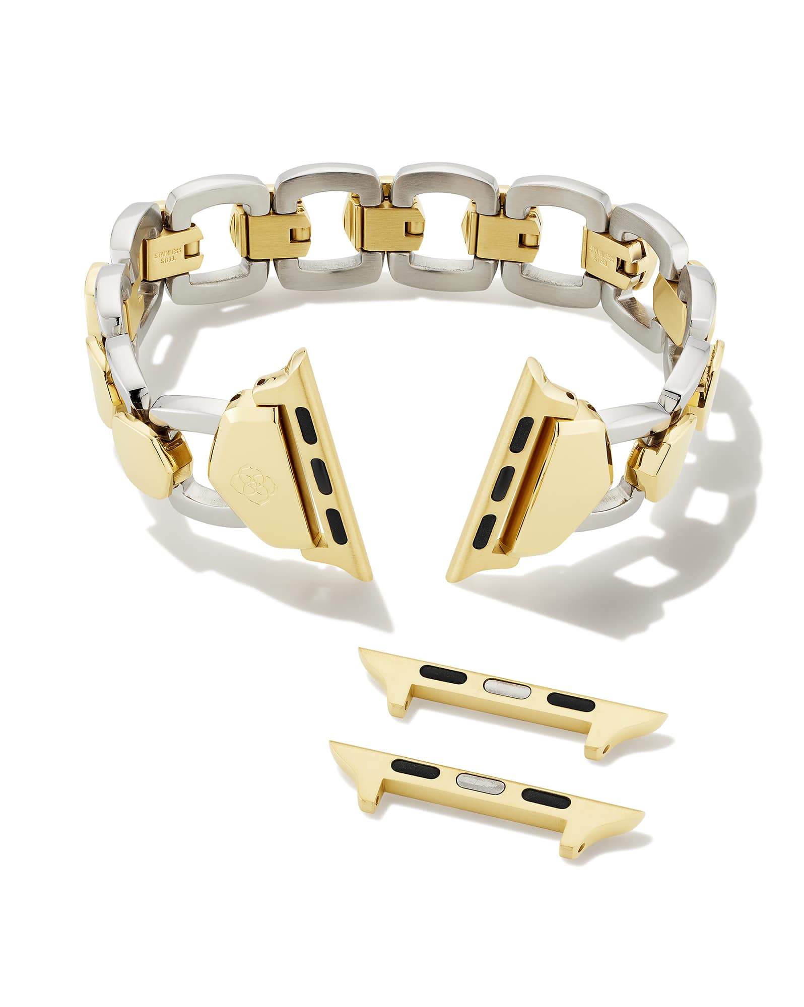 Davis Watch Band in Two Tone Stainless Steel