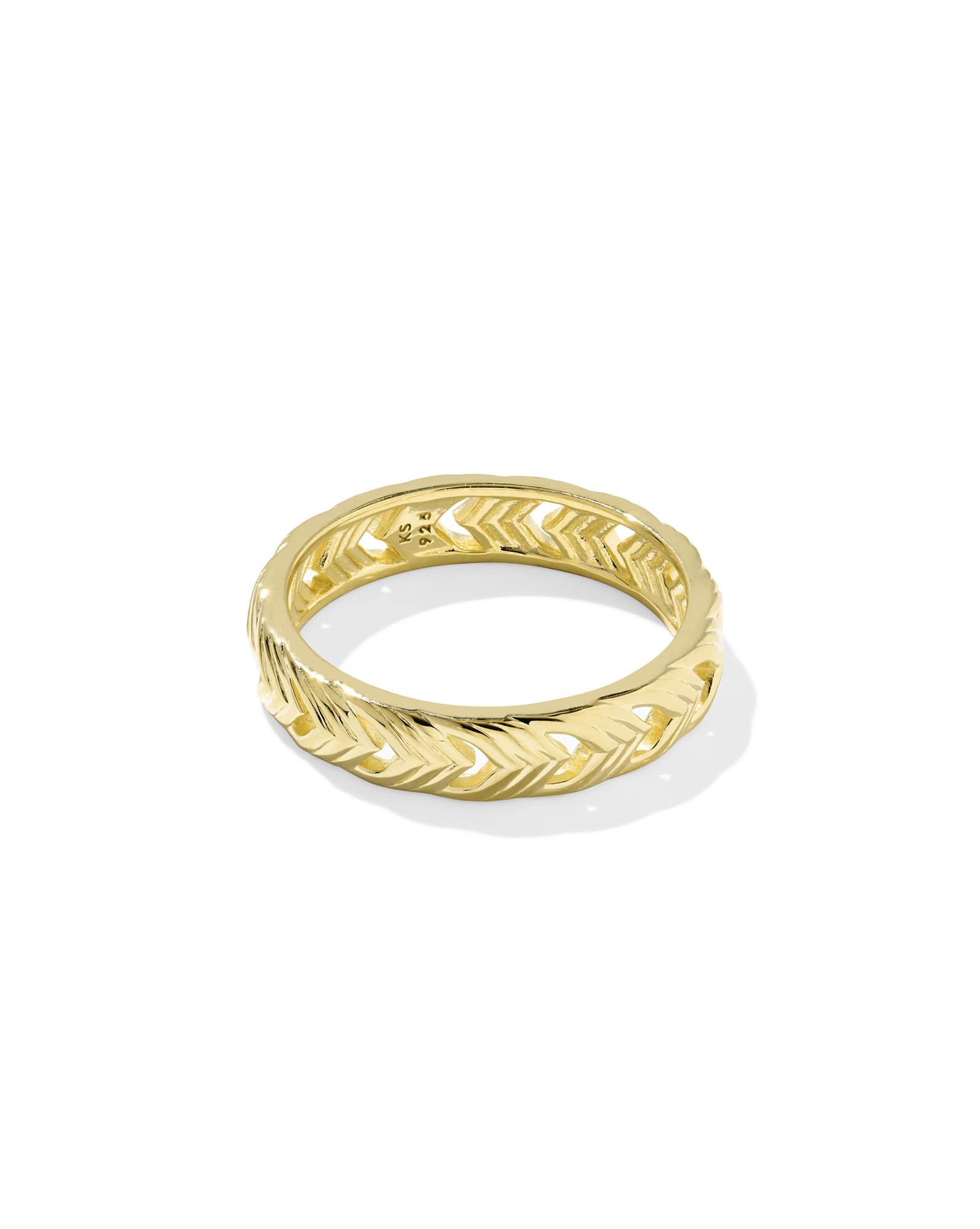 Miranda 18k Gold Vermeil Band Ring