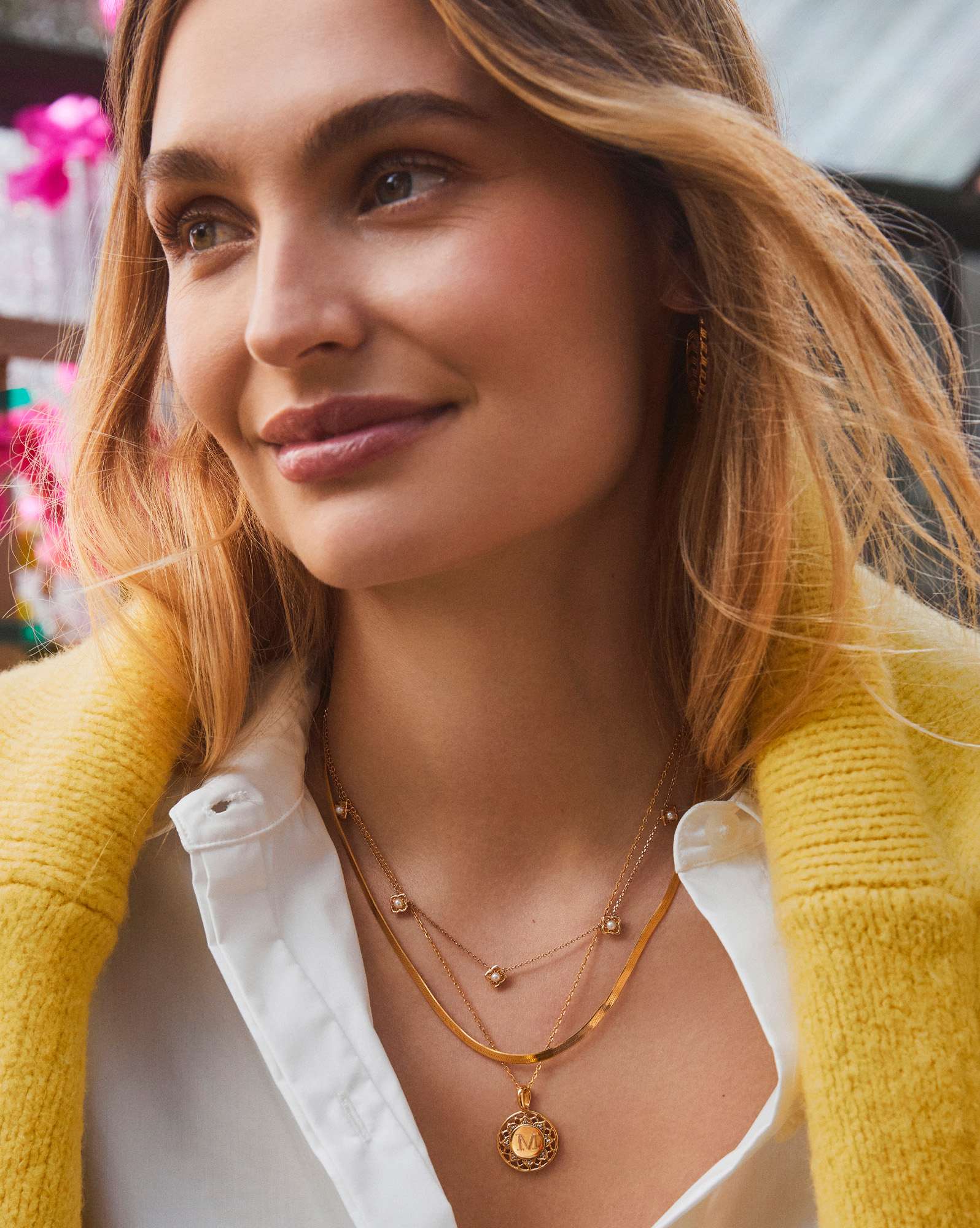 Christine 18k Gold Vermeil Pendant Necklace