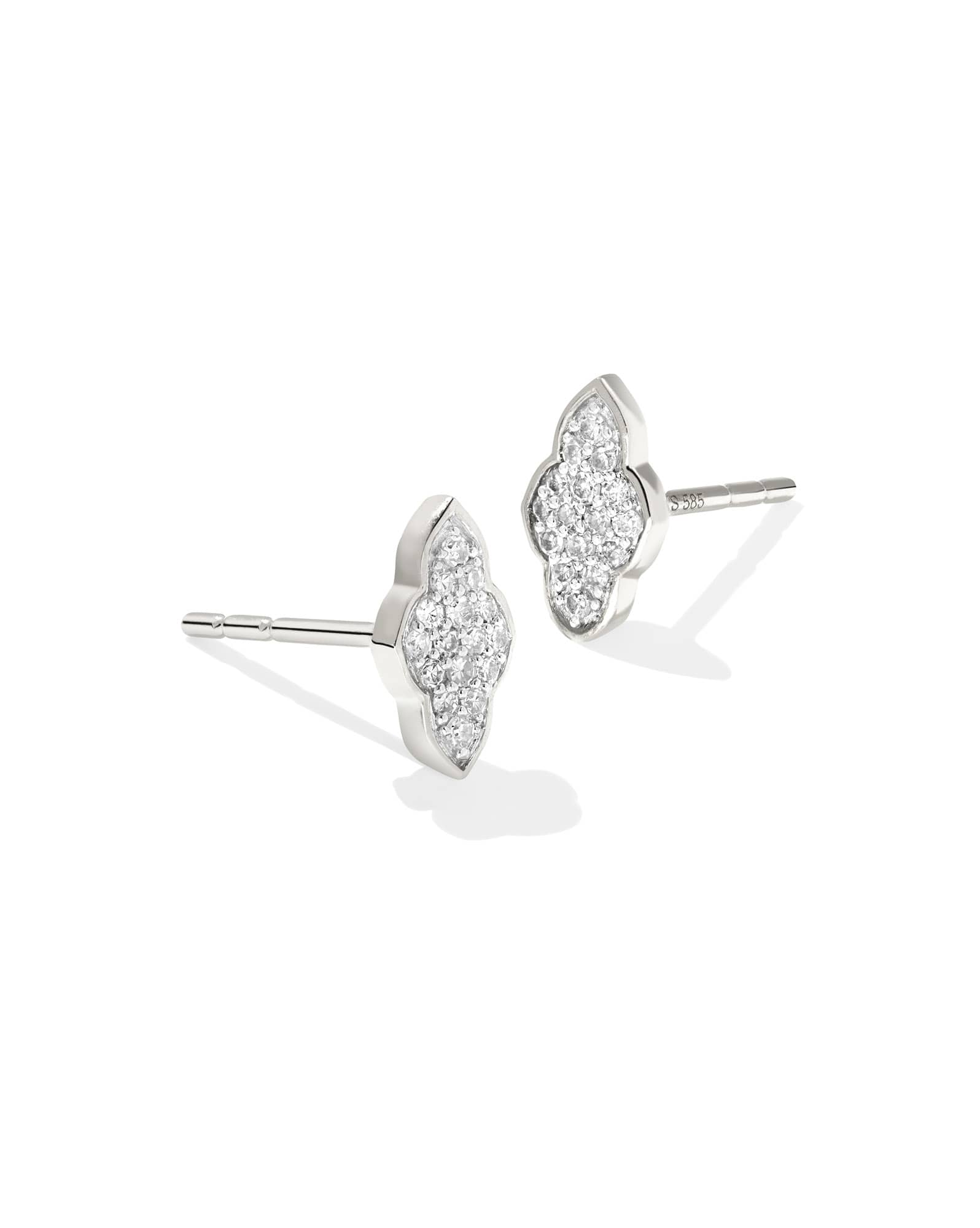 Abbie Pave Stud Earrings