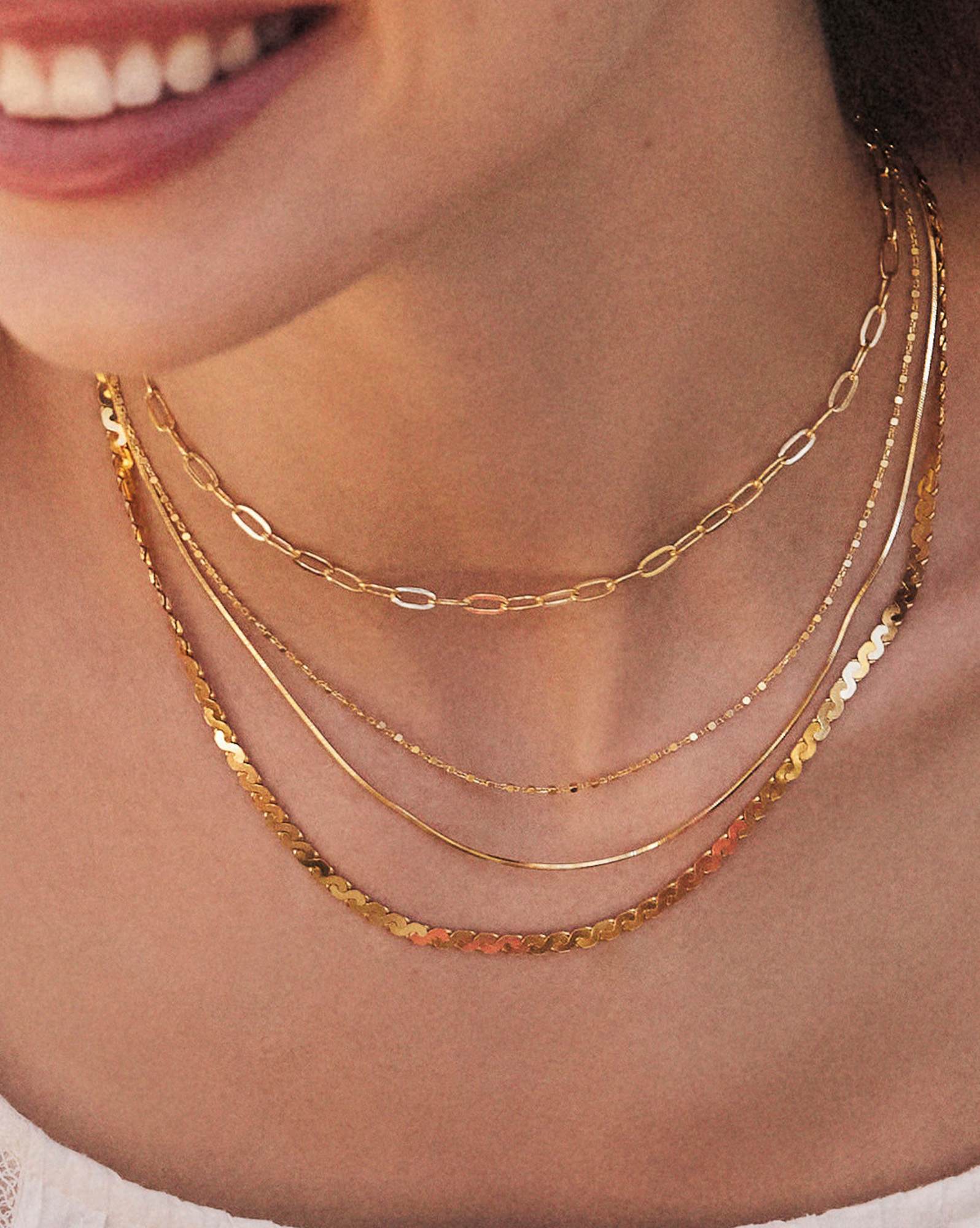 Large Serpentine Chain Necklace