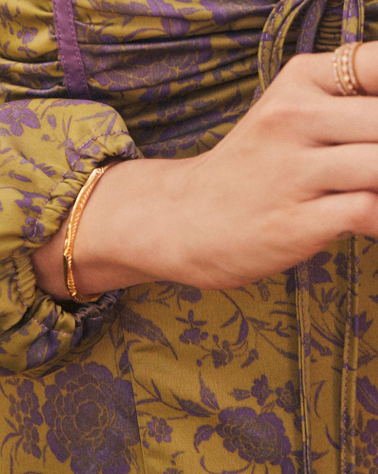 Sophee Cuff Bracelet in 18k Gold Vermeil