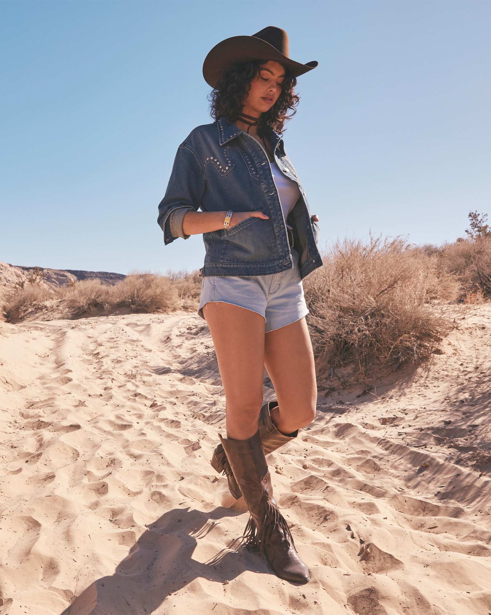 Wrangler® x Yellow Rose by Kendra Scott Reworked Short