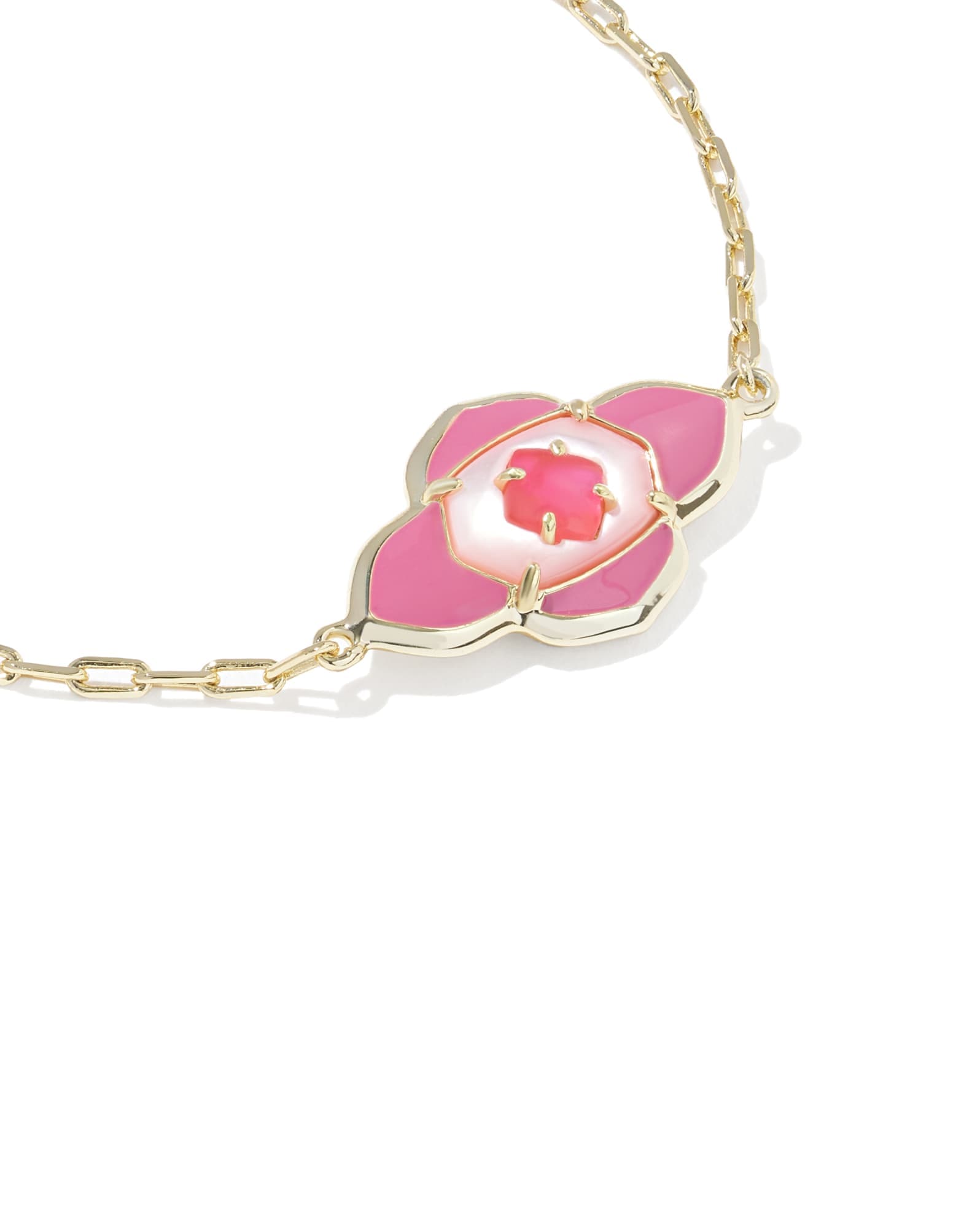 Abbie Medallion Gold Delicate Chain Bracelet