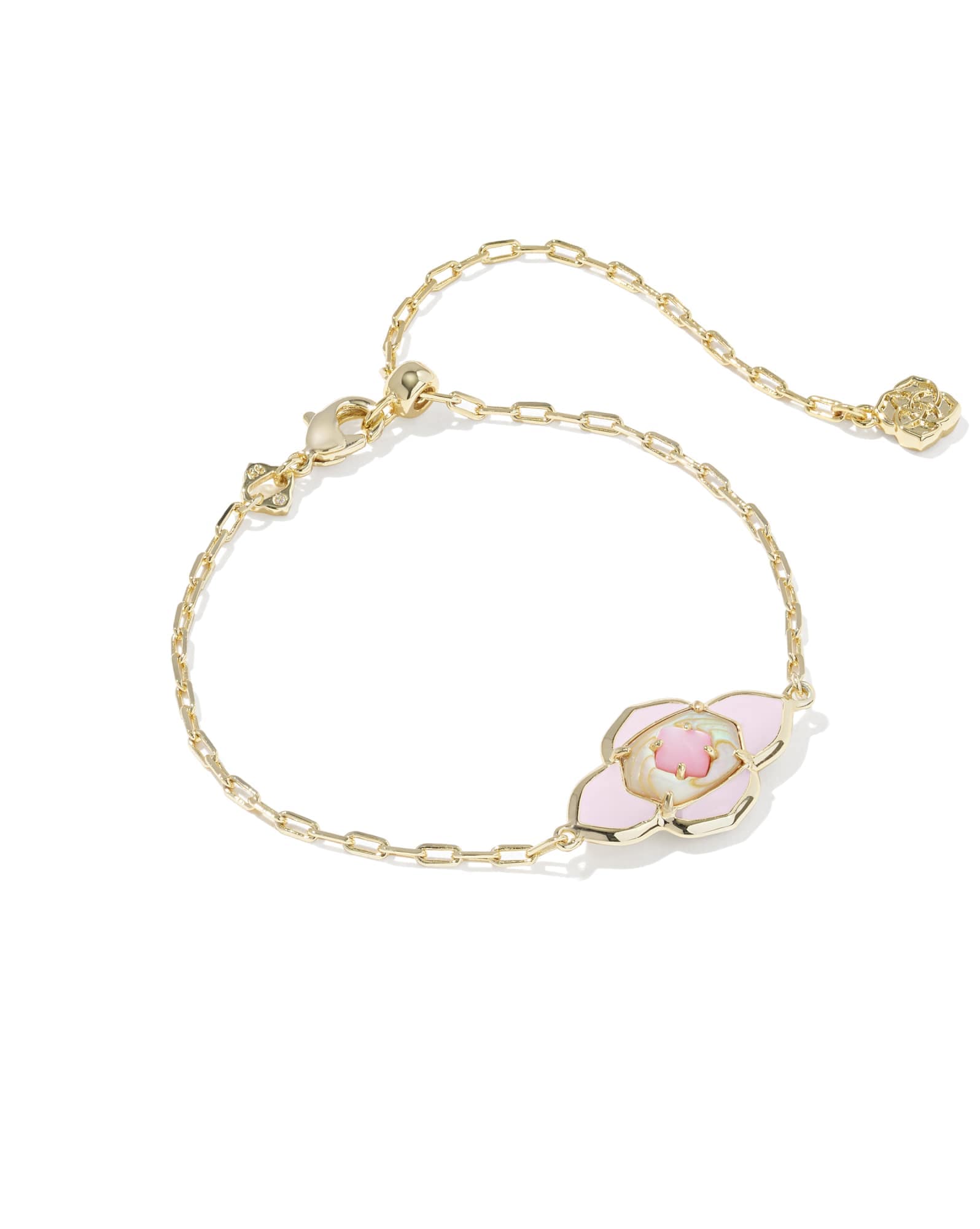 Abbie Medallion Gold Delicate Chain Bracelet