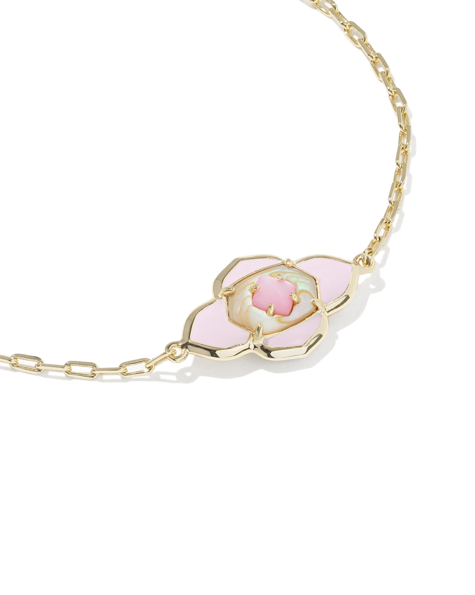 Abbie Medallion Gold Delicate Chain Bracelet