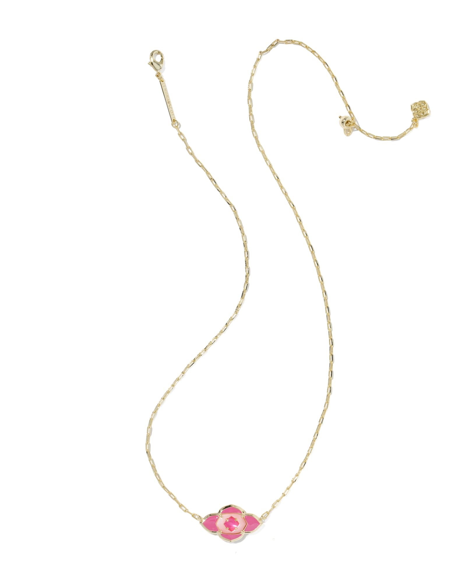 Abbie Medallion Gold Short Pendant Necklace