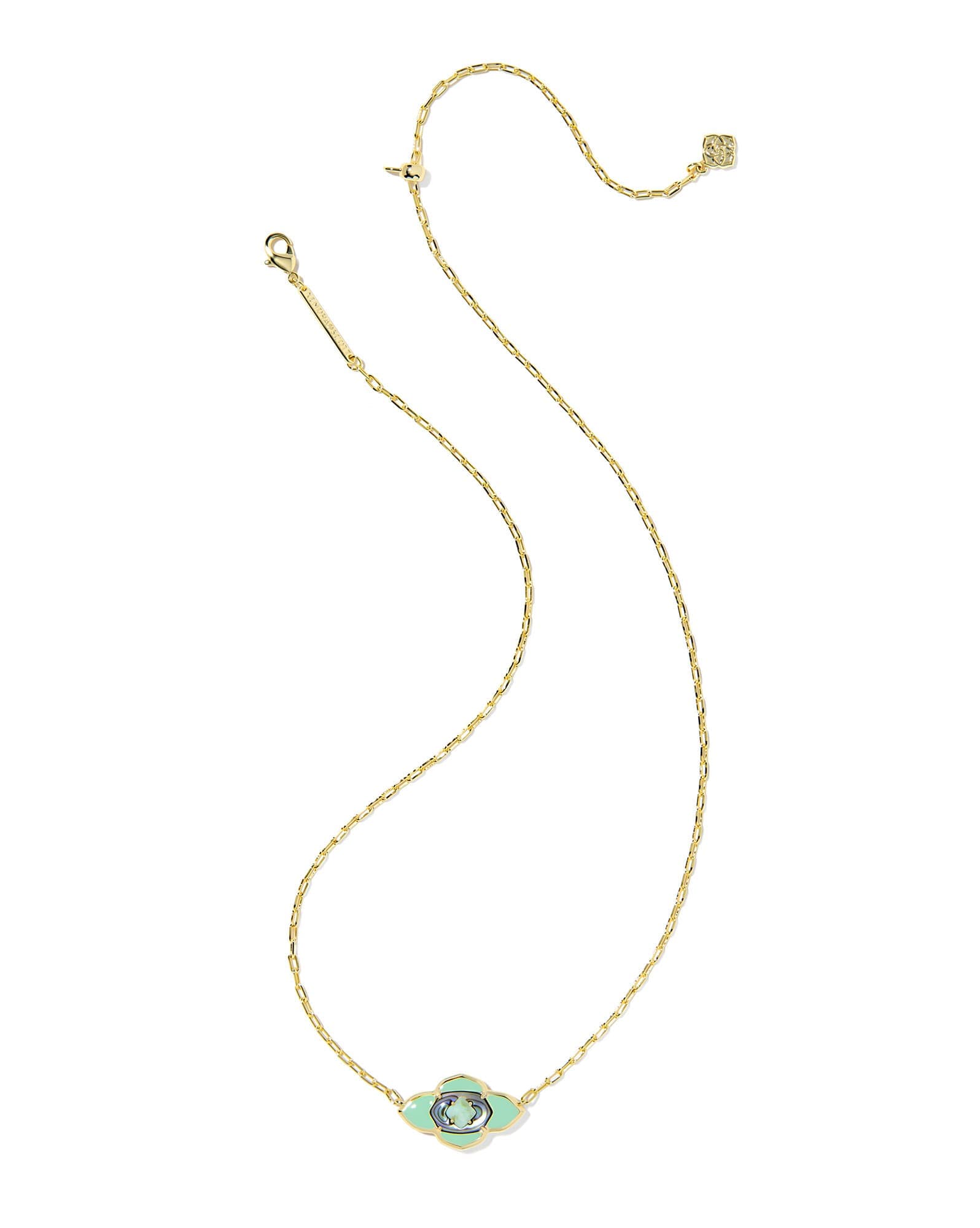 Abbie Medallion Short Pendant Necklace