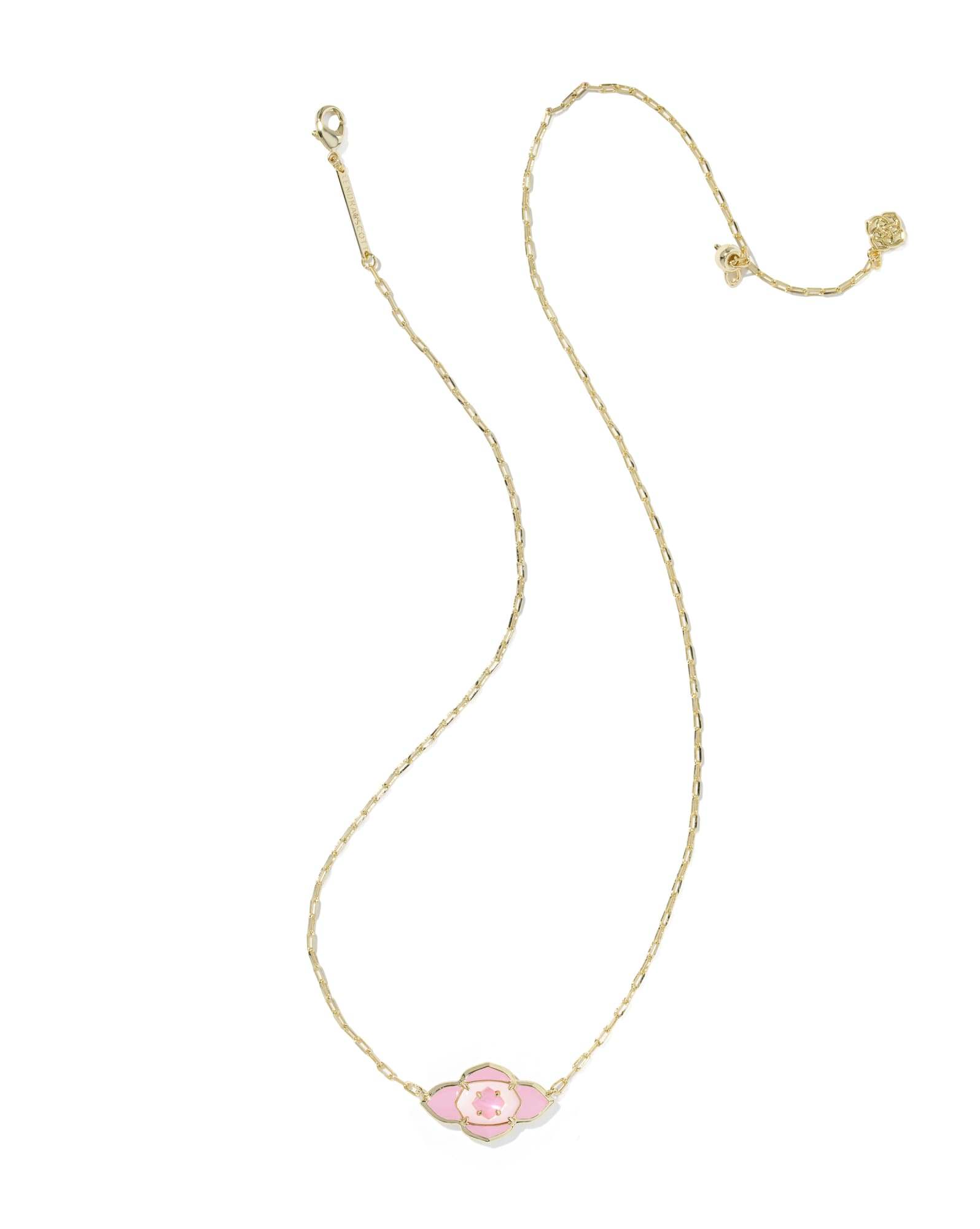 Abbie Medallion Gold Short Pendant Necklace