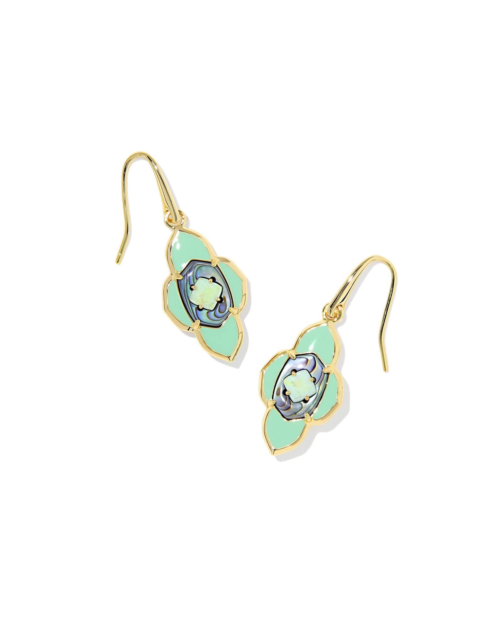 Abbie Medallion Small Drop Earrings