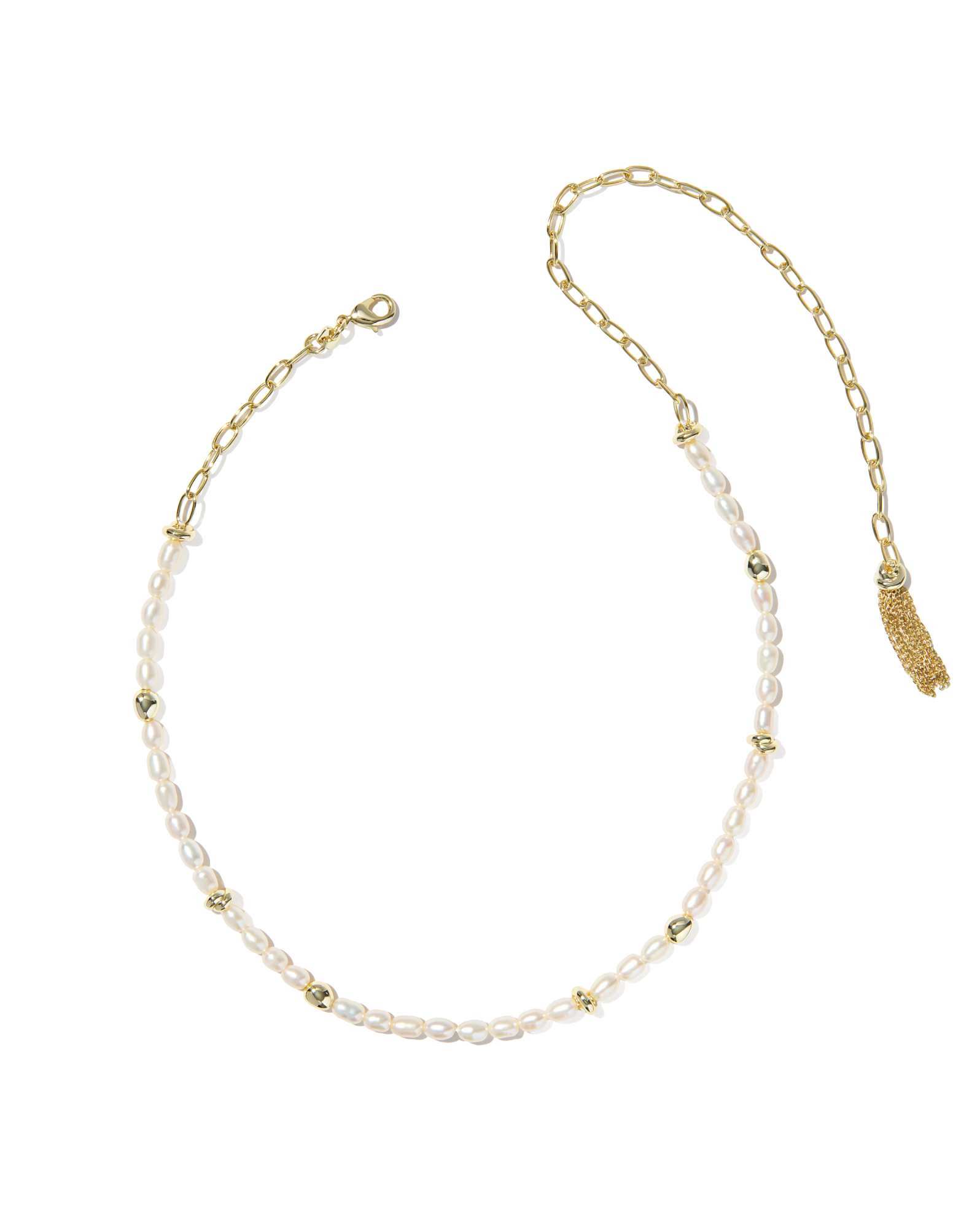 Gabriella Gold Pearl Strand Necklace