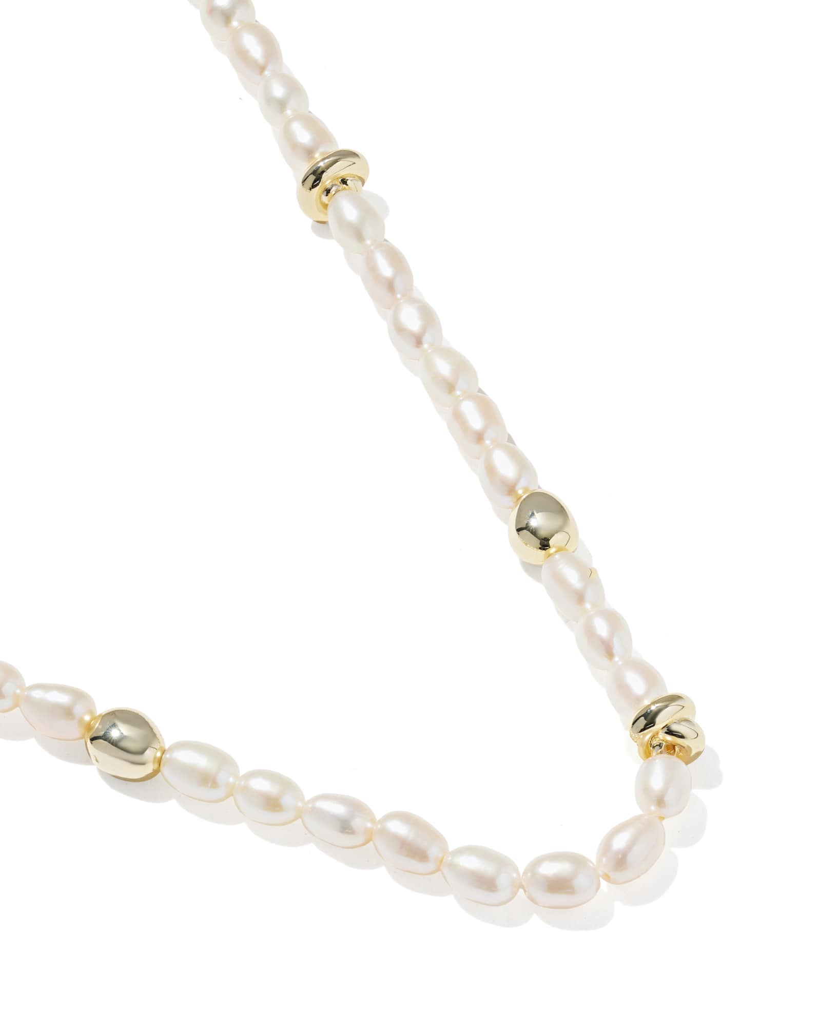 Gabriella Gold Pearl Strand Necklace