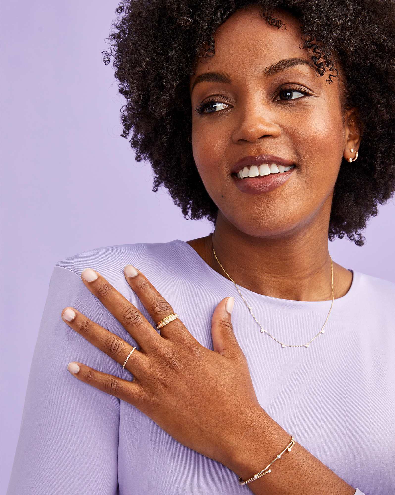 0.36 ct Audrey 14k White Gold Bangle Bracelet in White Diamonds