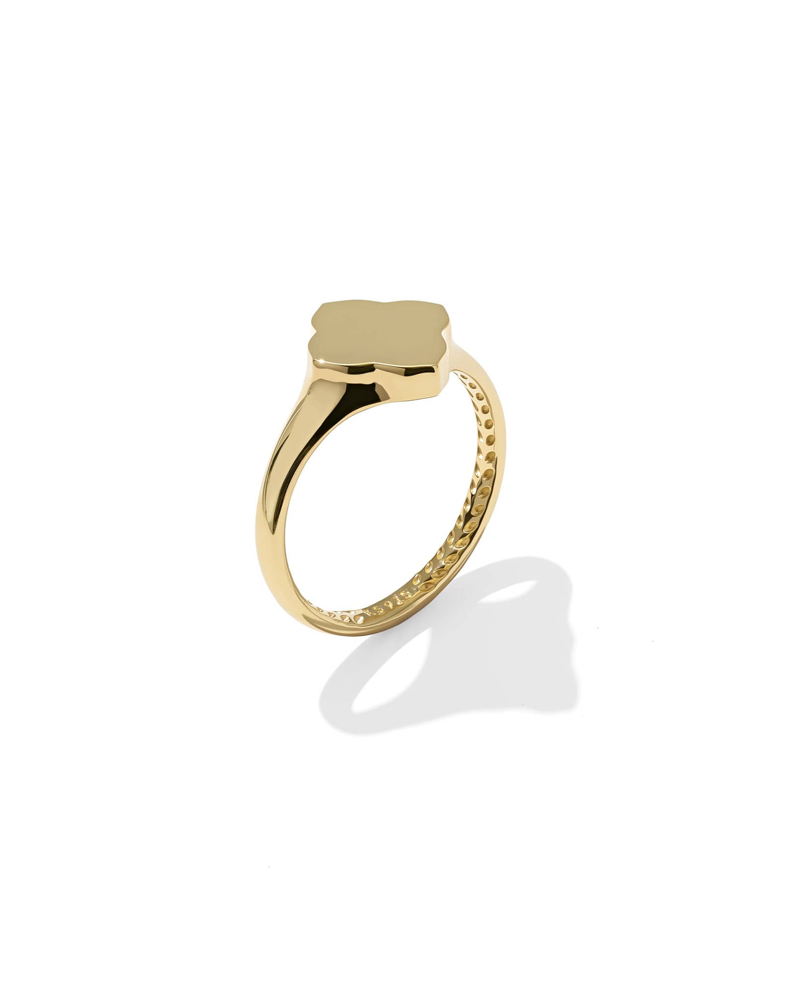 Dira 18k Gold Vermeil Metal Band Ring