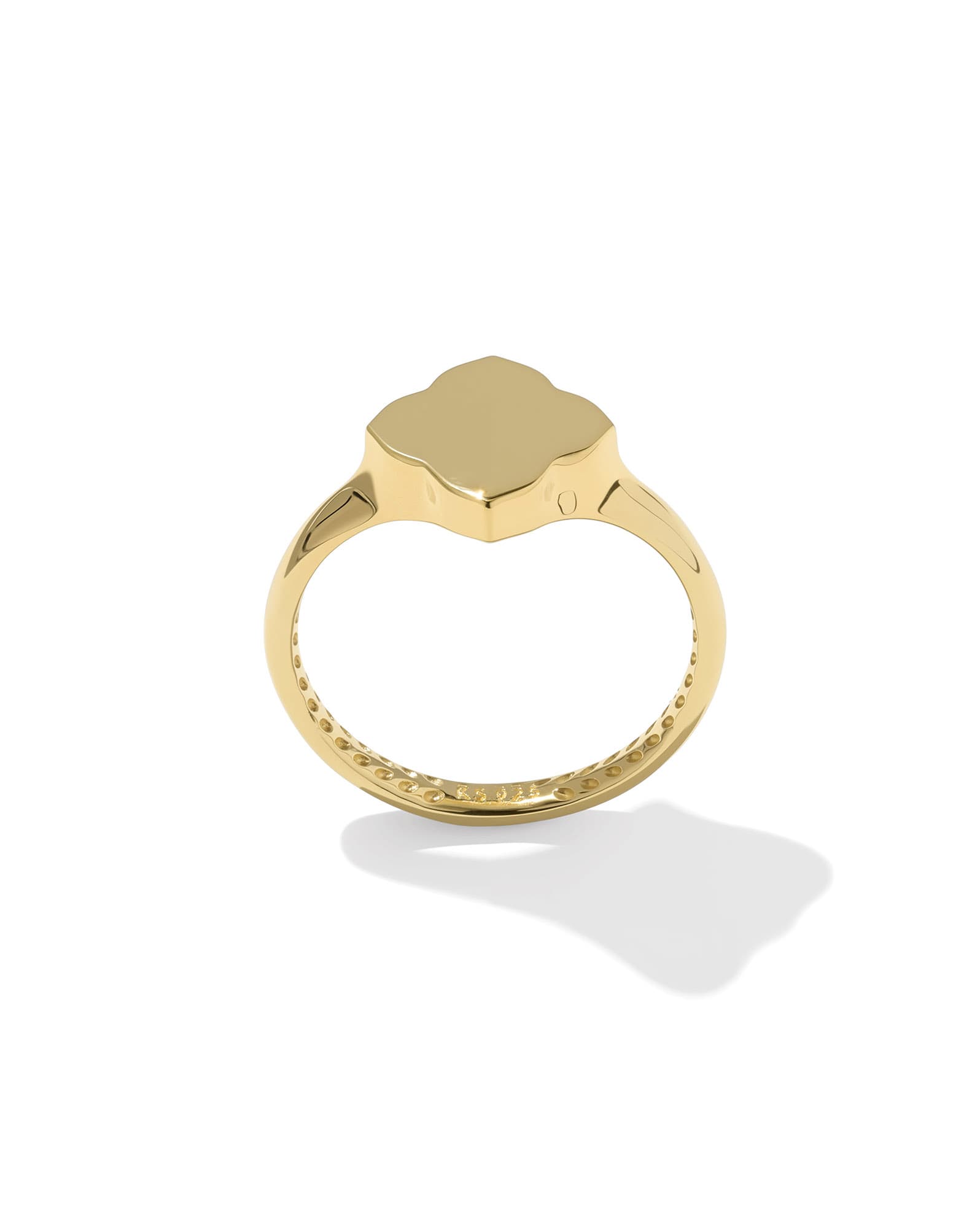 Dira 18k Gold Vermeil Metal Band Ring