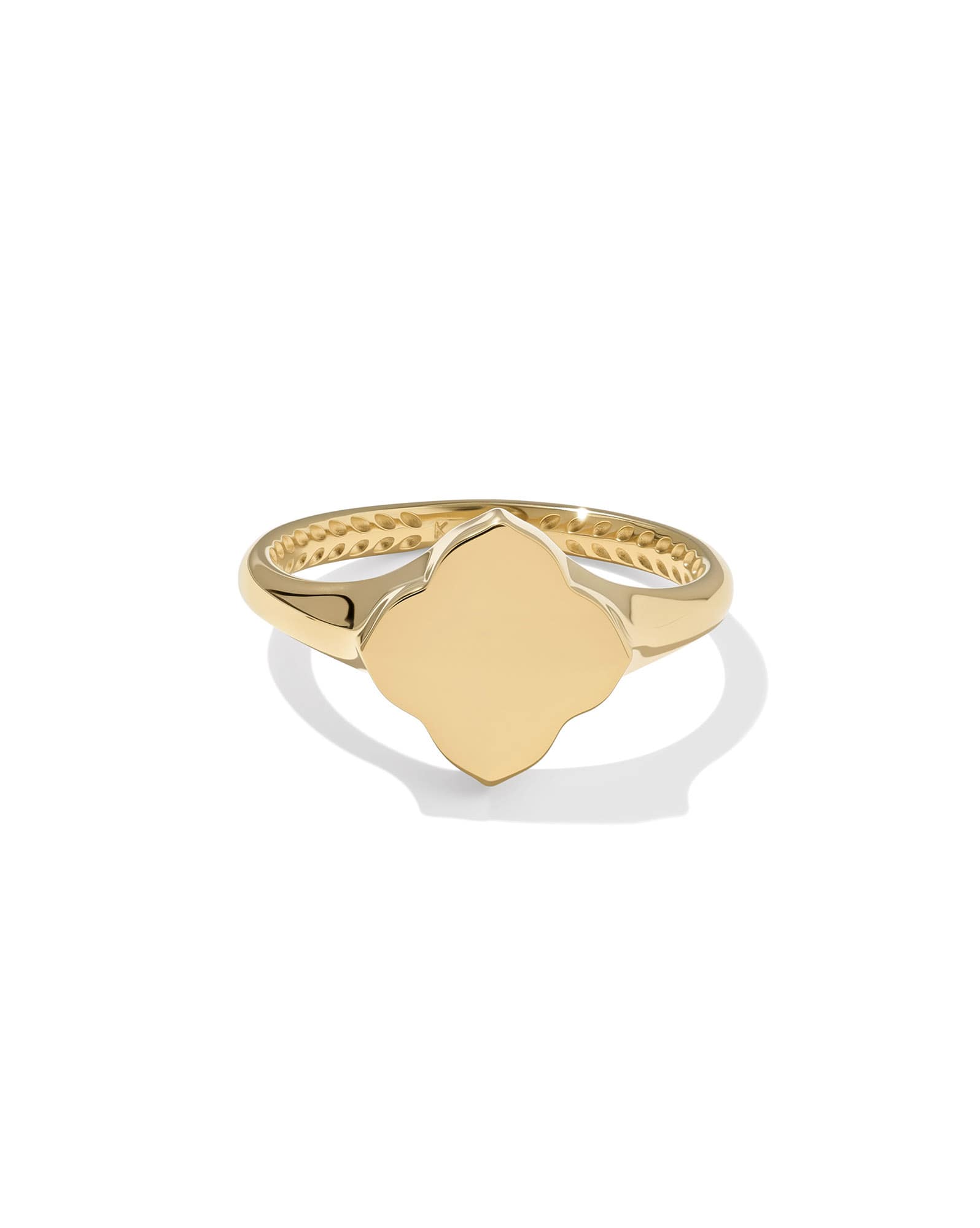 Dira 18k Gold Vermeil Metal Band Ring