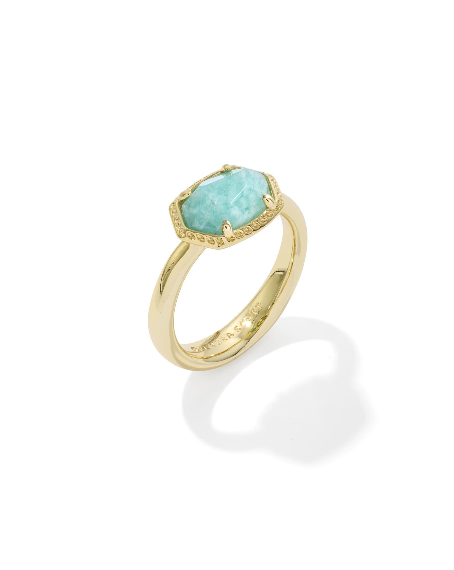 Daphne Gold Frame Band Ring