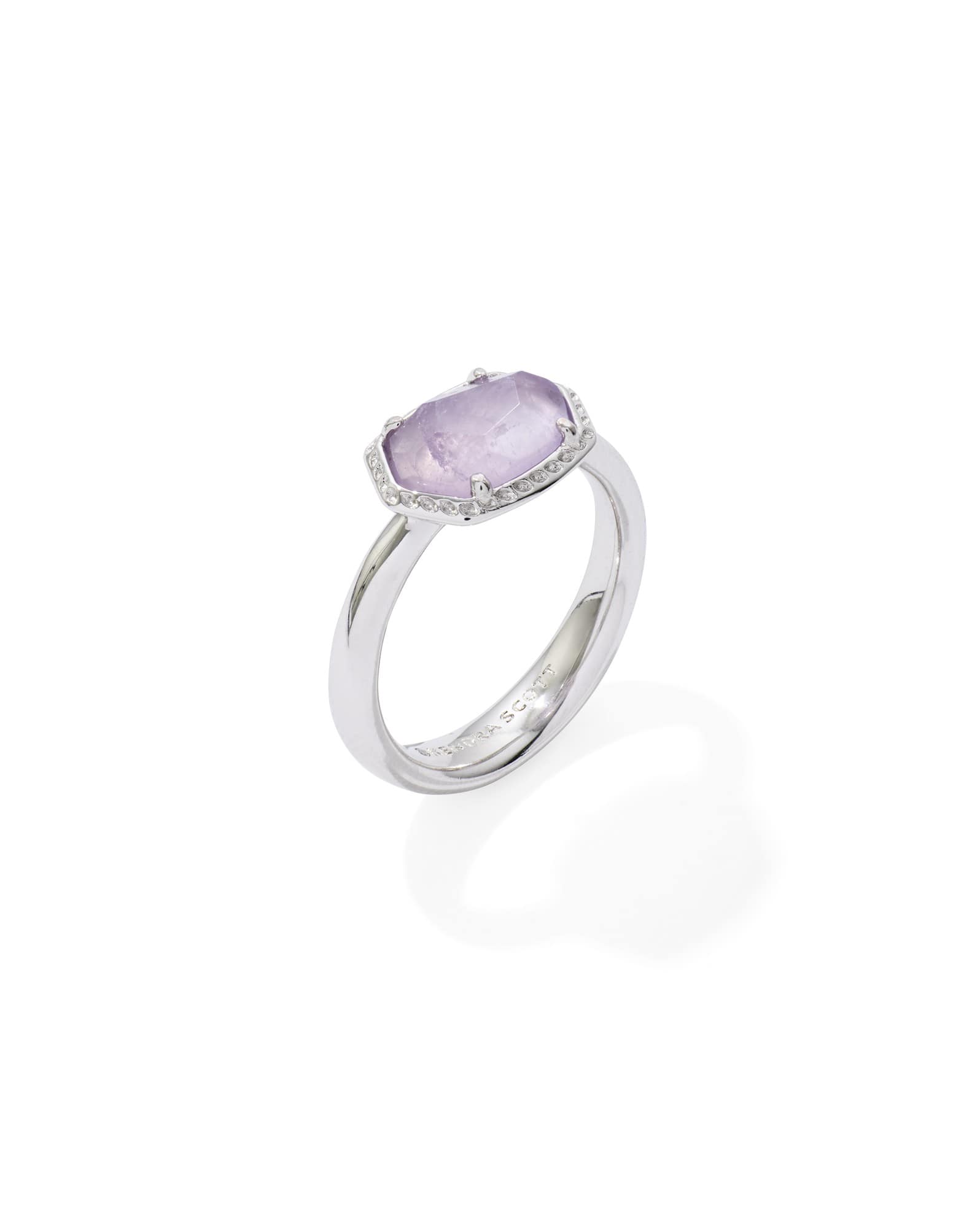 Daphne Silver Frame Band Ring
