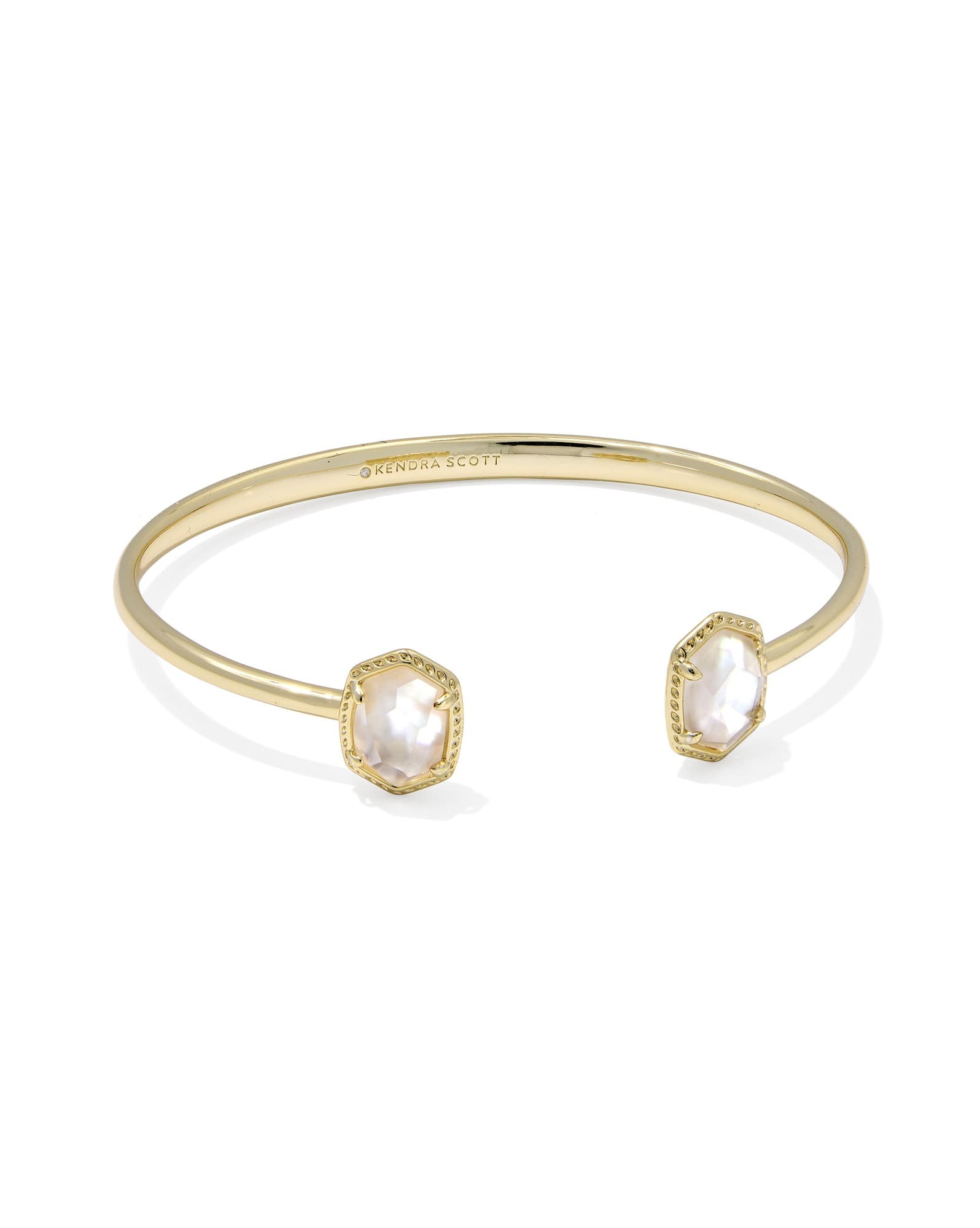 Daphne Gold Frame Cuff Bracelet