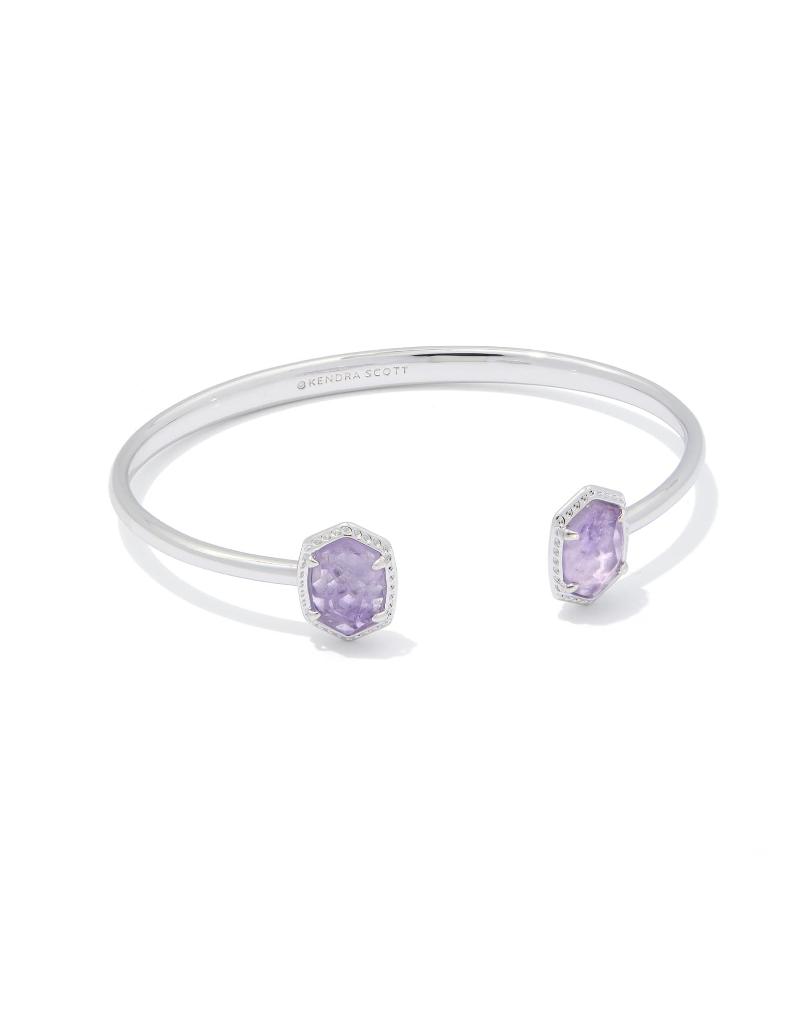 Daphne Silver Frame Cuff Bracelet