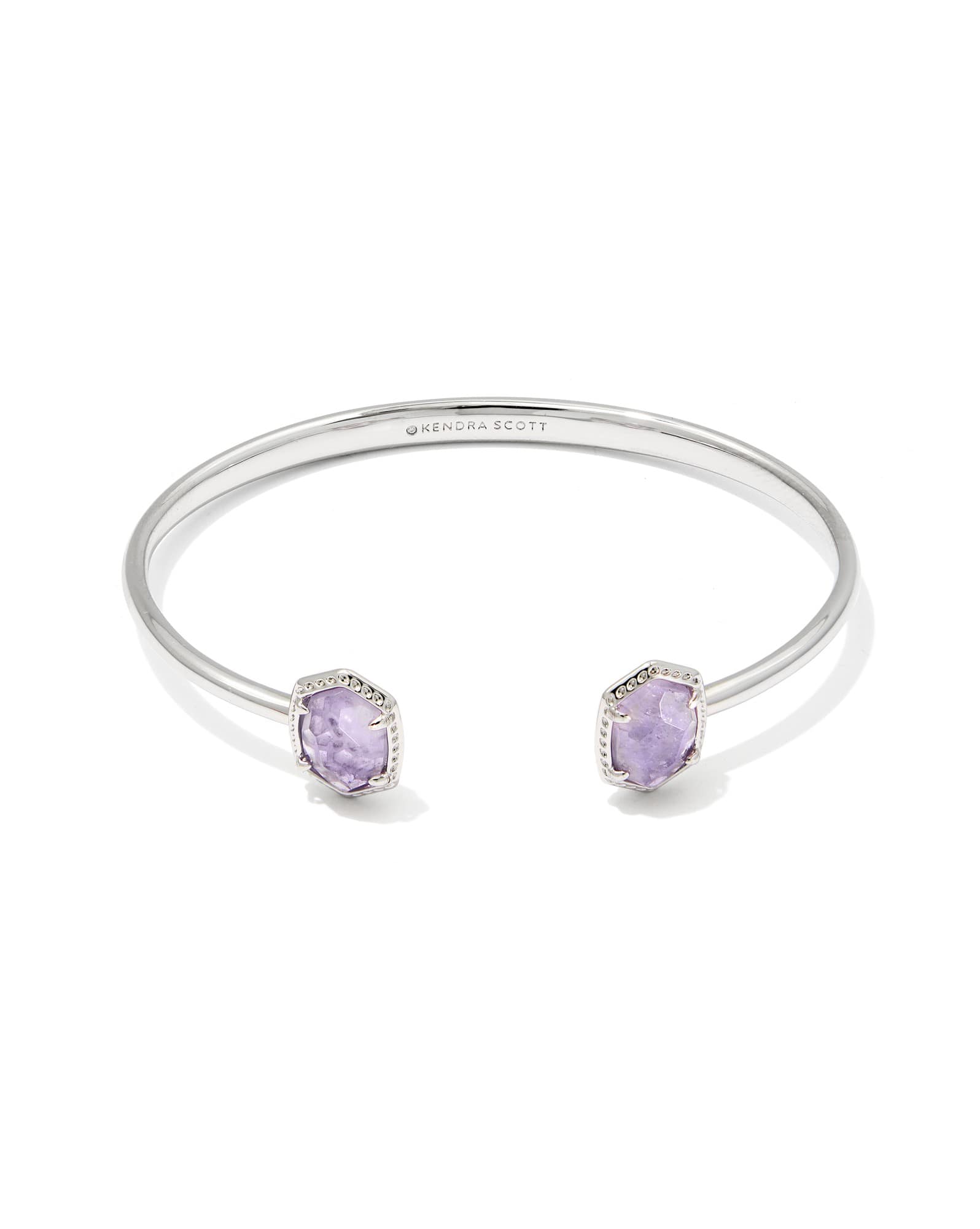 Daphne Silver Frame Cuff Bracelet