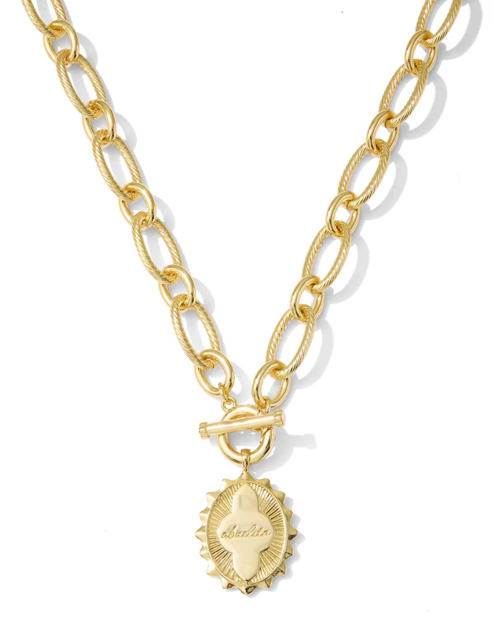 Abuelita Gold Link and Chain Necklace