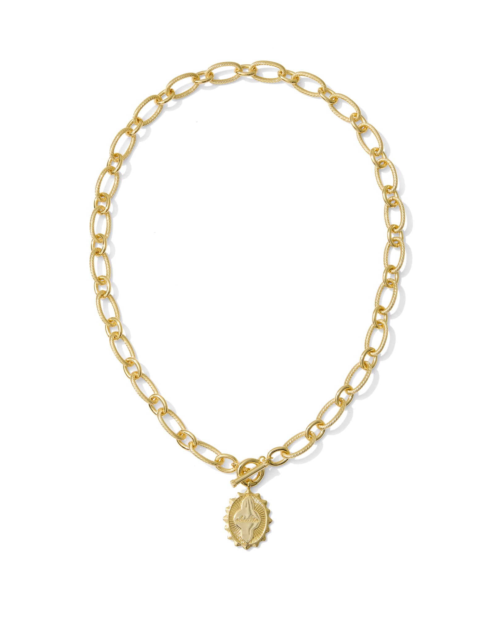 Abuelita Gold Link and Chain Necklace