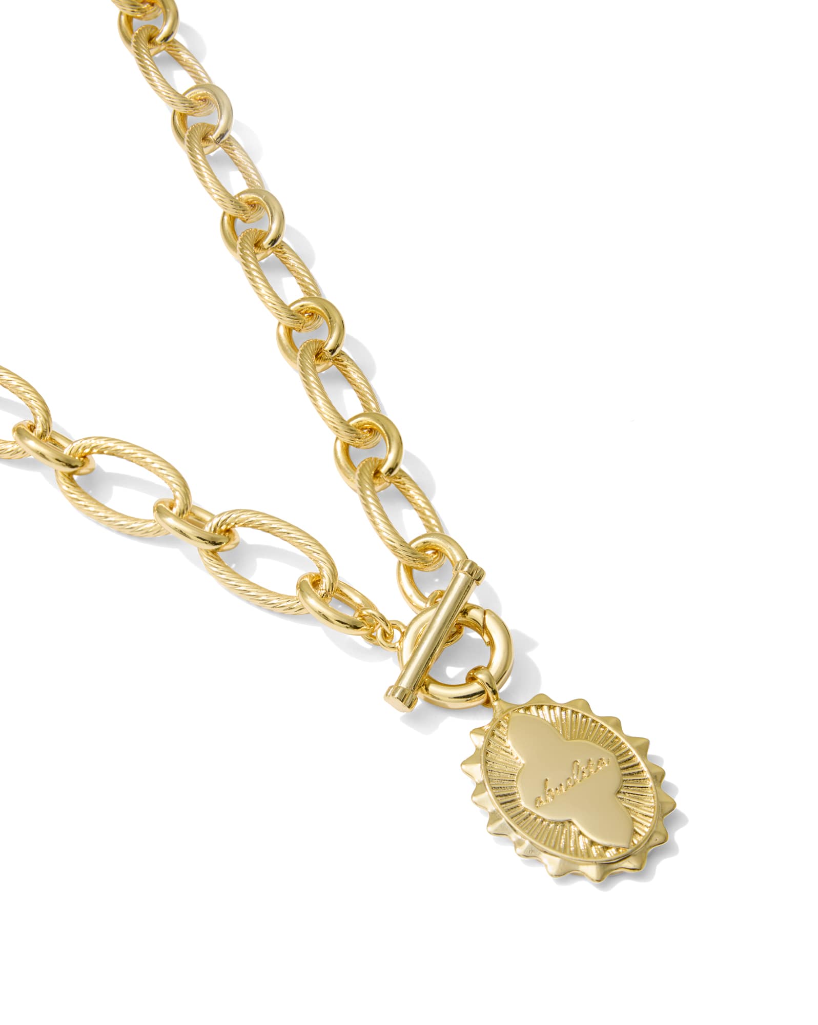 Abuelita Gold Link and Chain Necklace